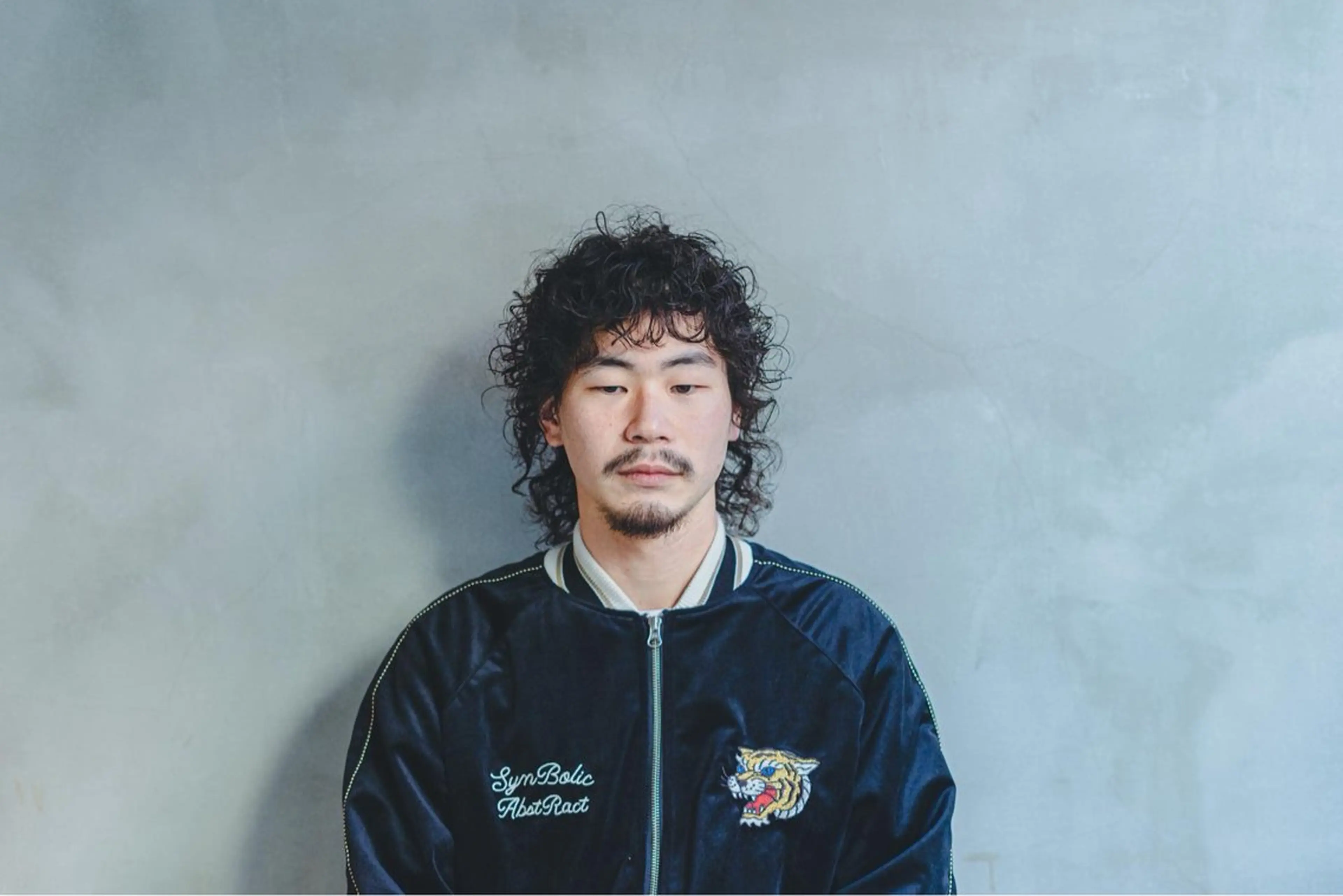 セミロング パーマ メンズ 宇野 佑馬のヘアスタイル