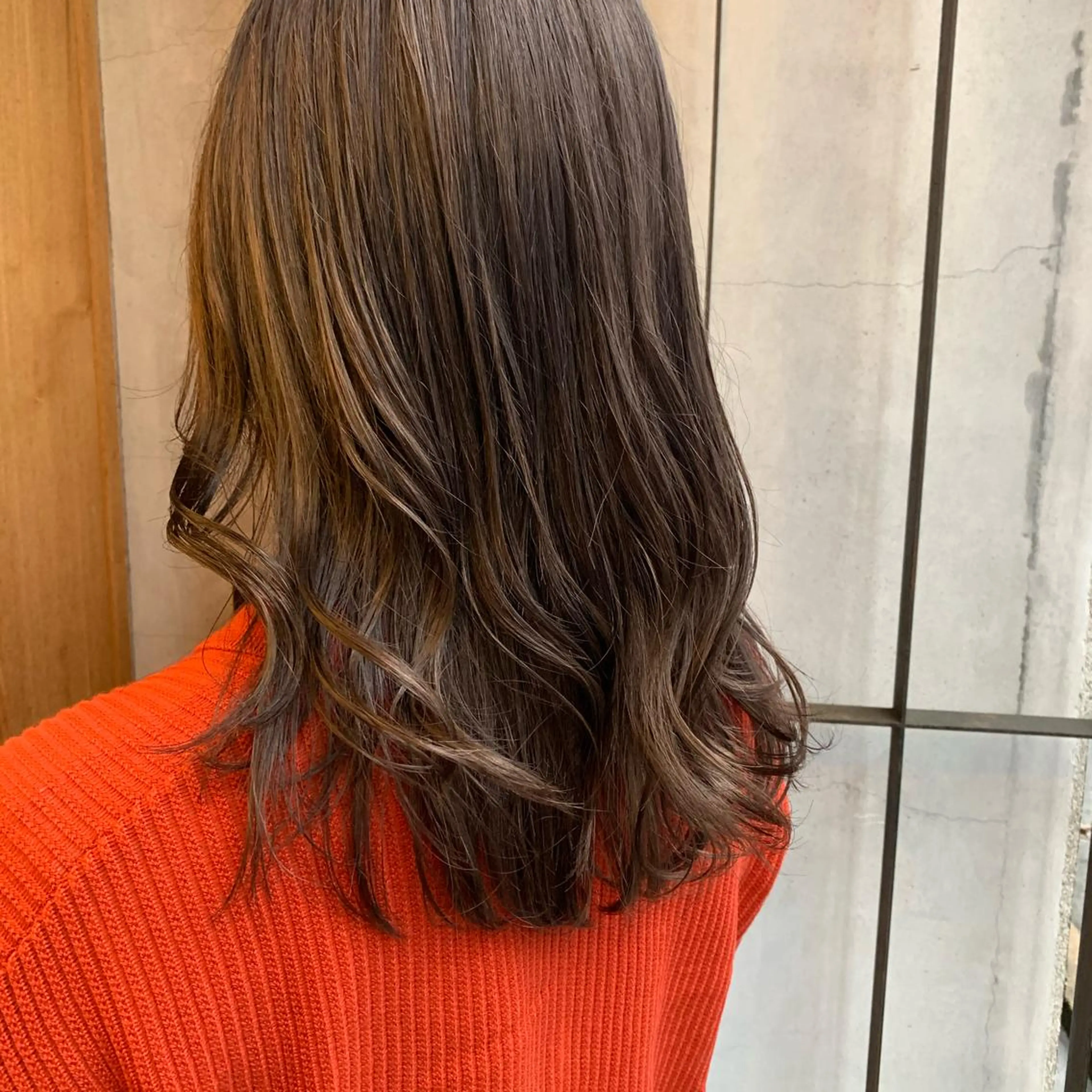 セミロング ヘアカラー トリートメント 艶髪color💎髪 質改善ストレート大吉のヘアスタイル