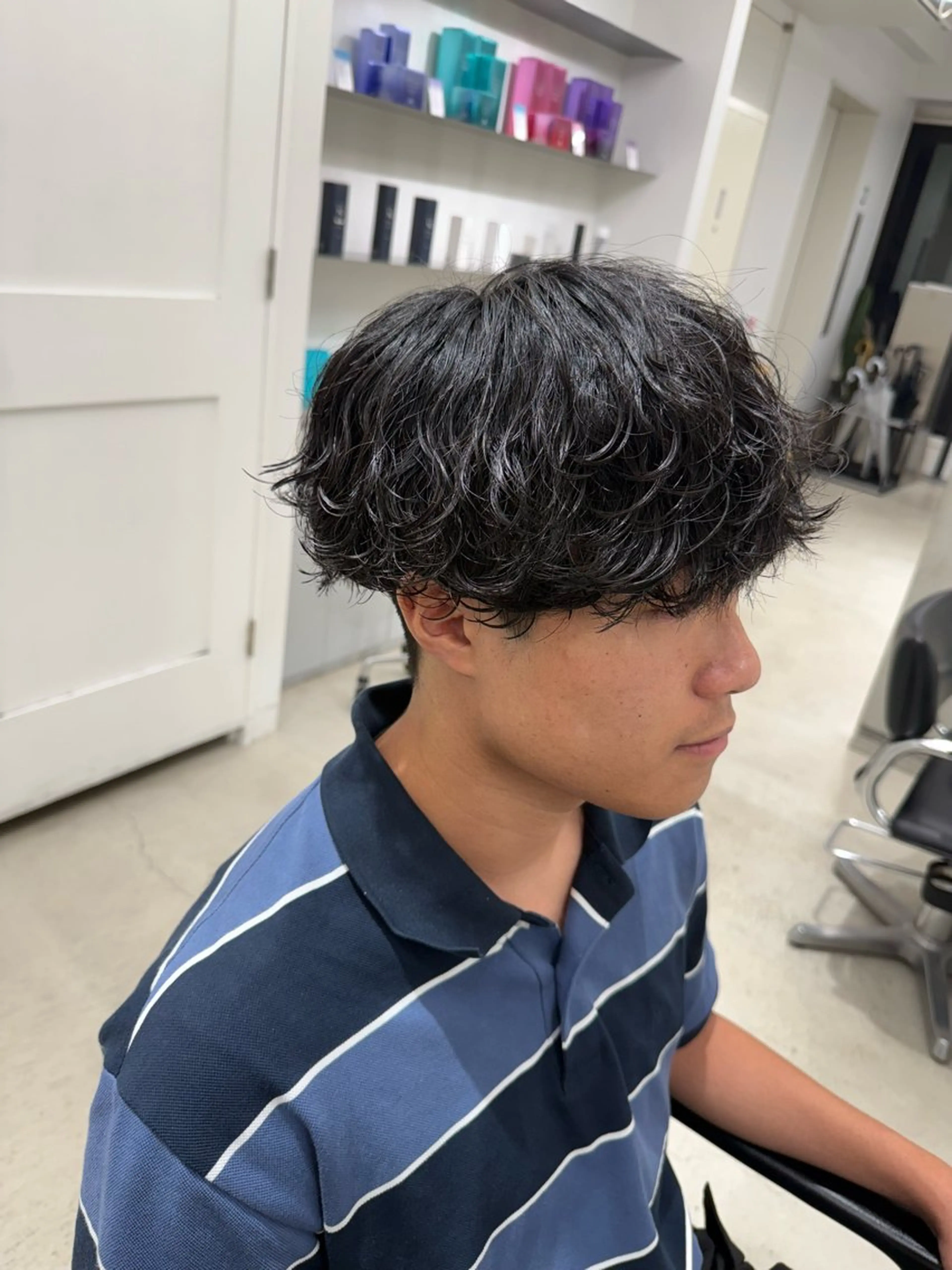 パーマ メンズ 深谷 侑亮のヘアスタイル