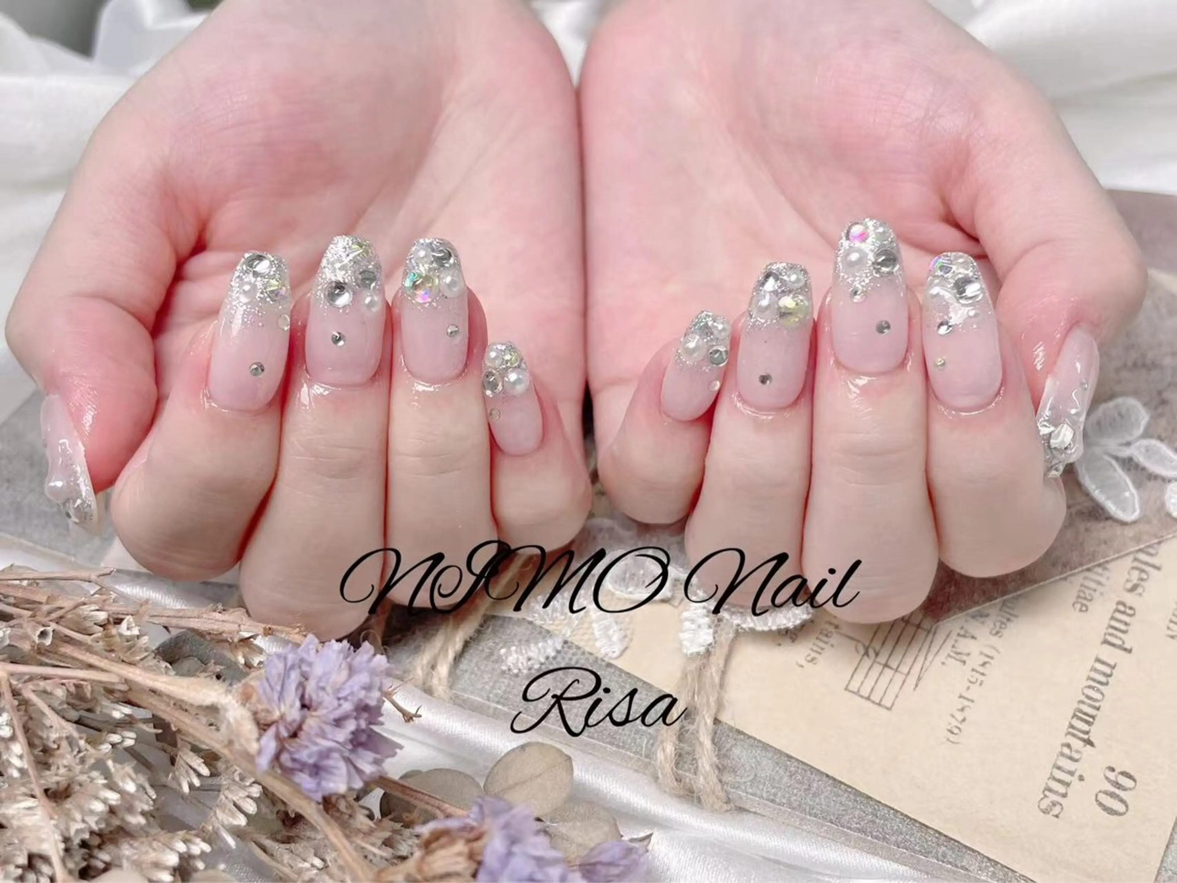 ネイル クリアネイル 長さ出し フットネイル フレンチネイル ジェルネイル ハンドネイル RI SA☀️ リサのネイルデザイン