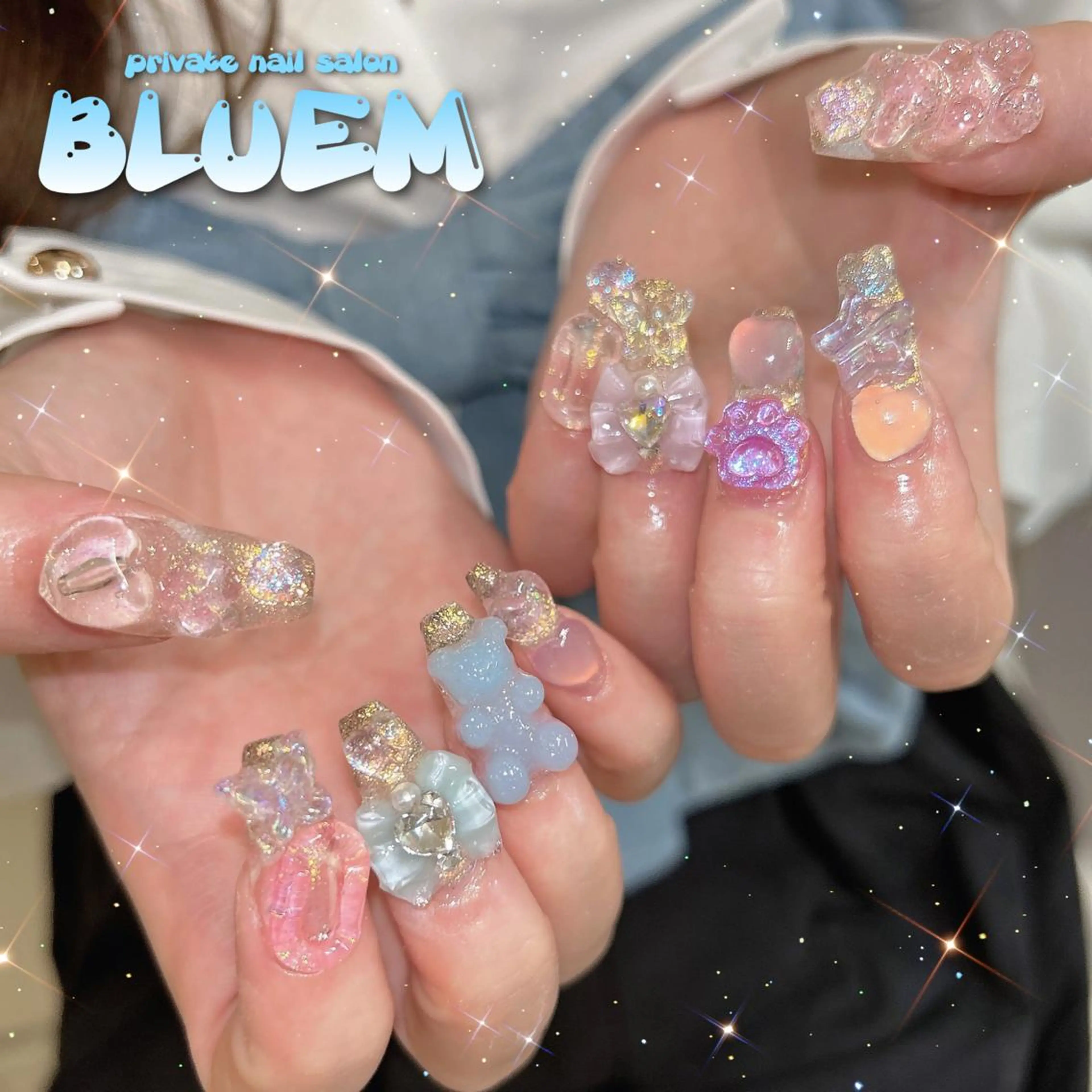 ネイル ハンドネイル BLUEM なな🐶のネイルデザイン