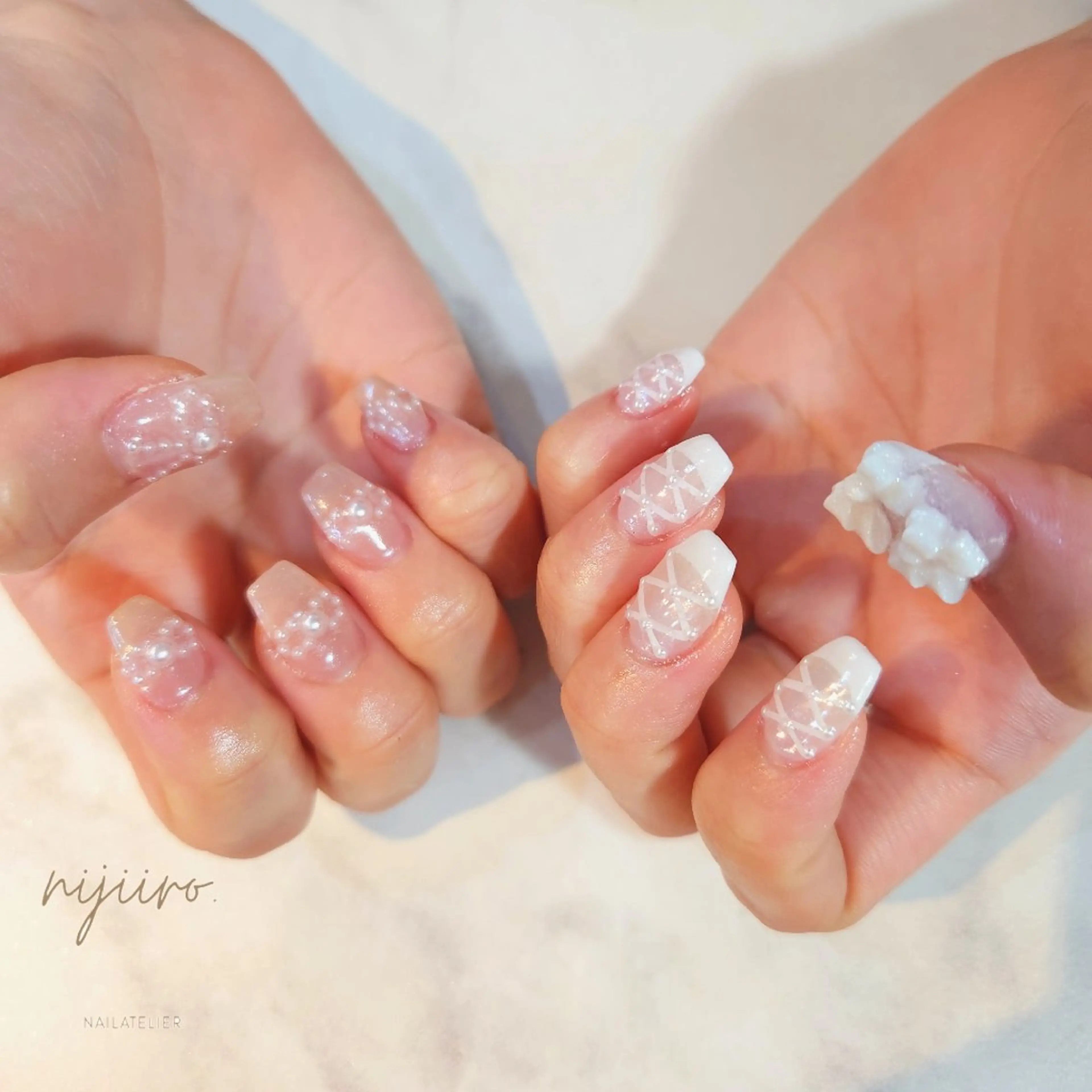 ネイル ハンドネイル nailatelier nijiiro.所属・nijiiro🌈 サトウのネイルデザイン