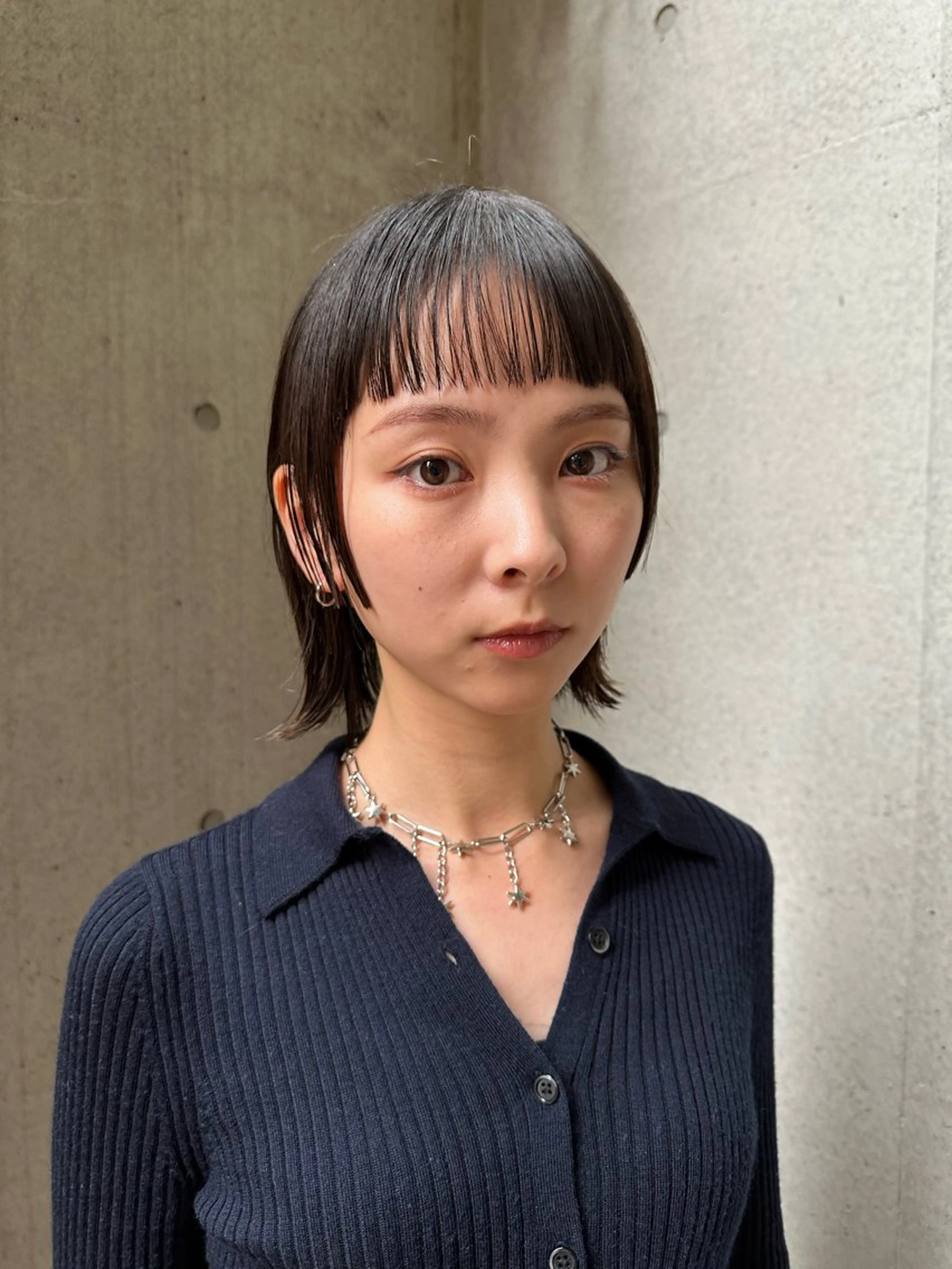 ショート カラー 似合わせカット /パーマ岡本淳平のヘアスタイル