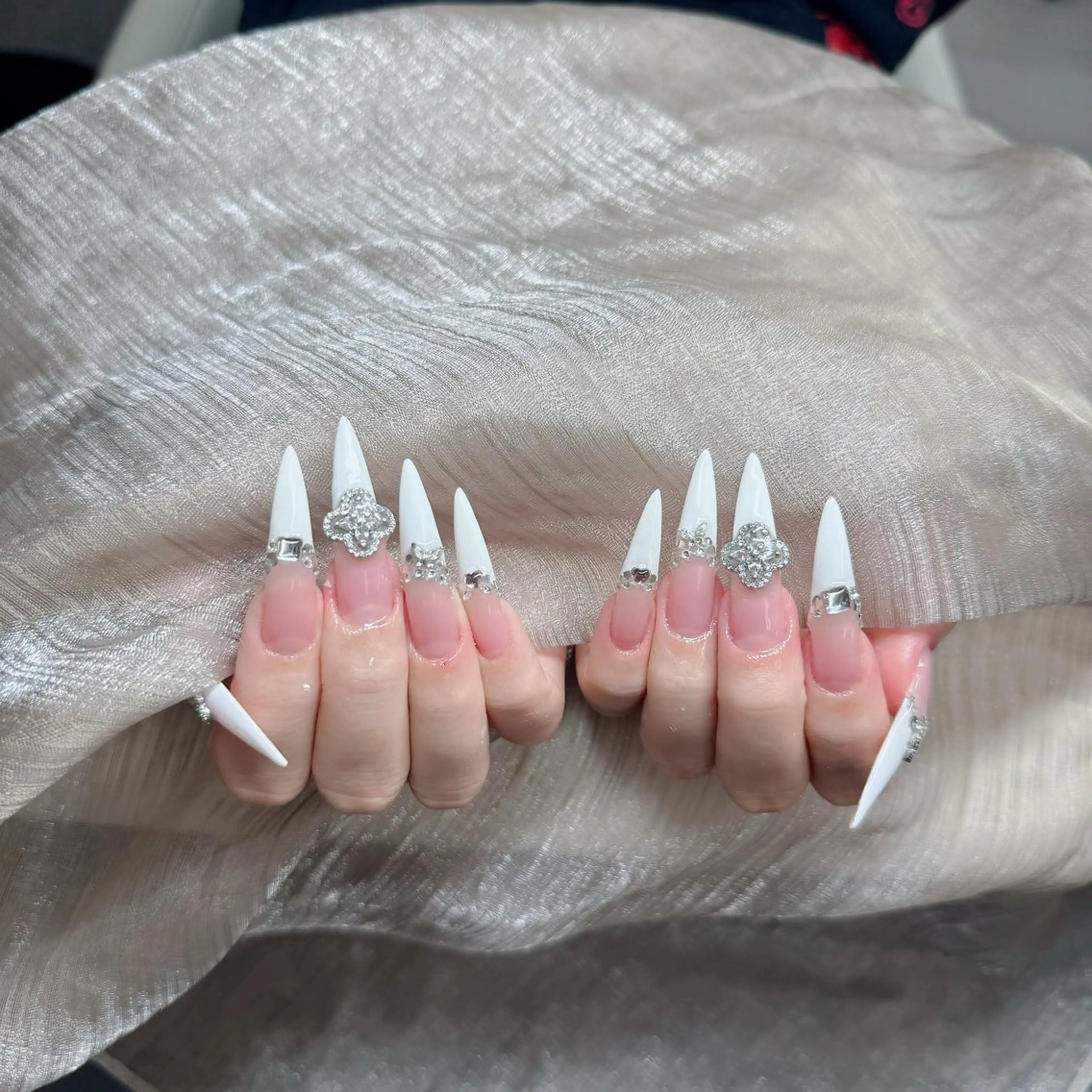 ネイル ジェルネイル 韓国ネイル マグネットネイル ネイルチップ 冬ネイル Lenie Nail Salonのネイルデザイン