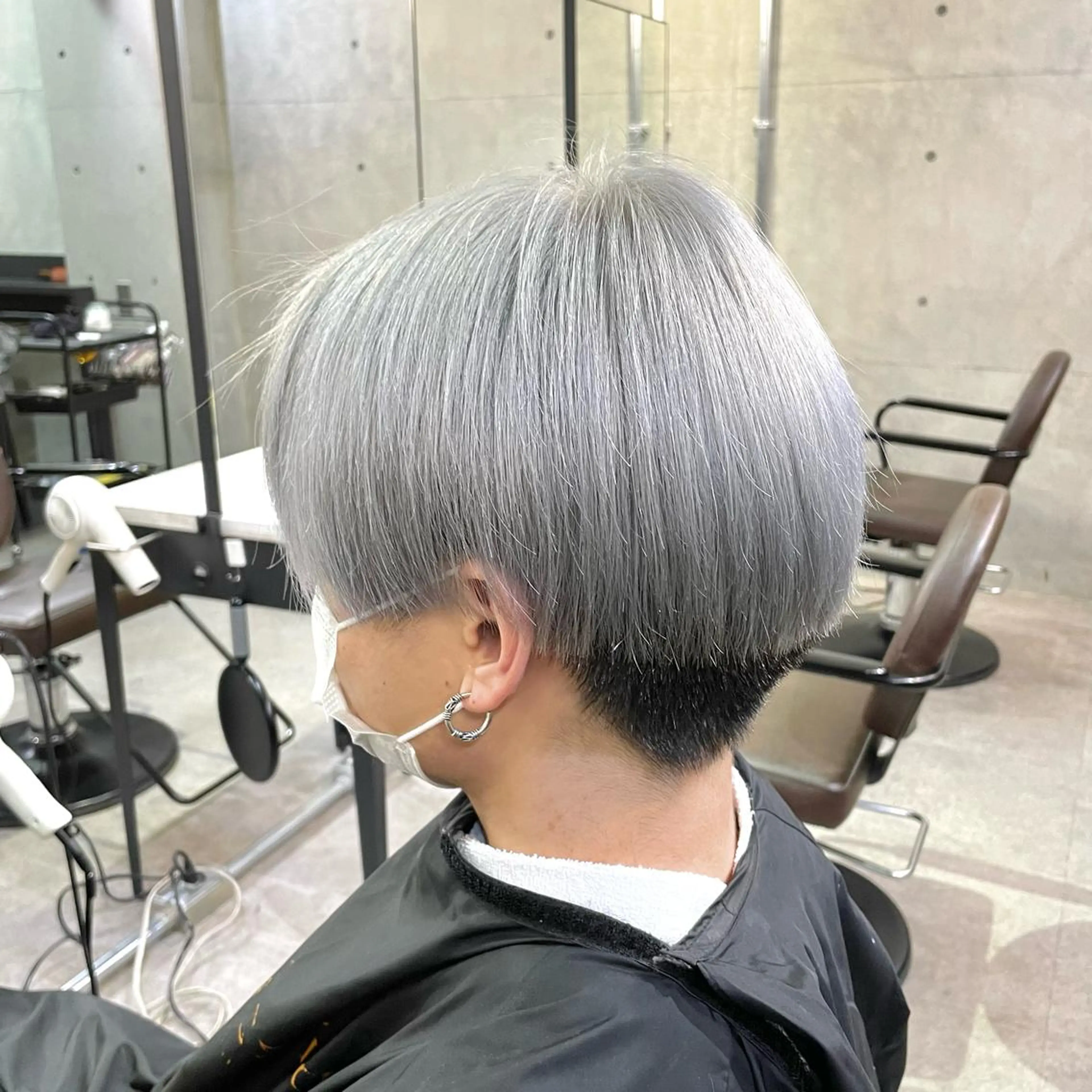 ショート カラー メンズ 髪質改善/ブリーチ /長山遼太郎のヘアスタイル