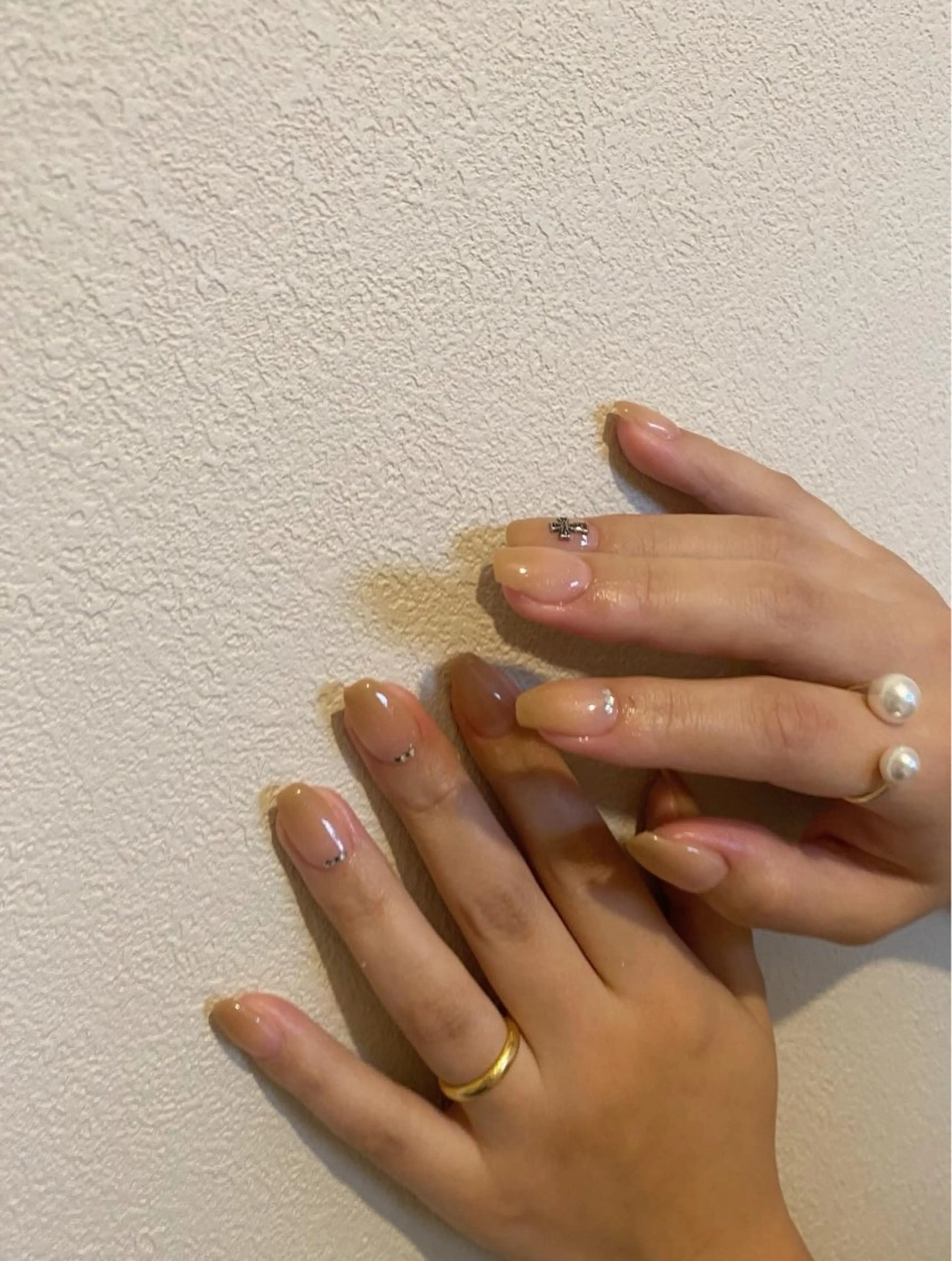 ハンドジェルネイル(アート・パーツ10粒まで込)※オフなしの写真