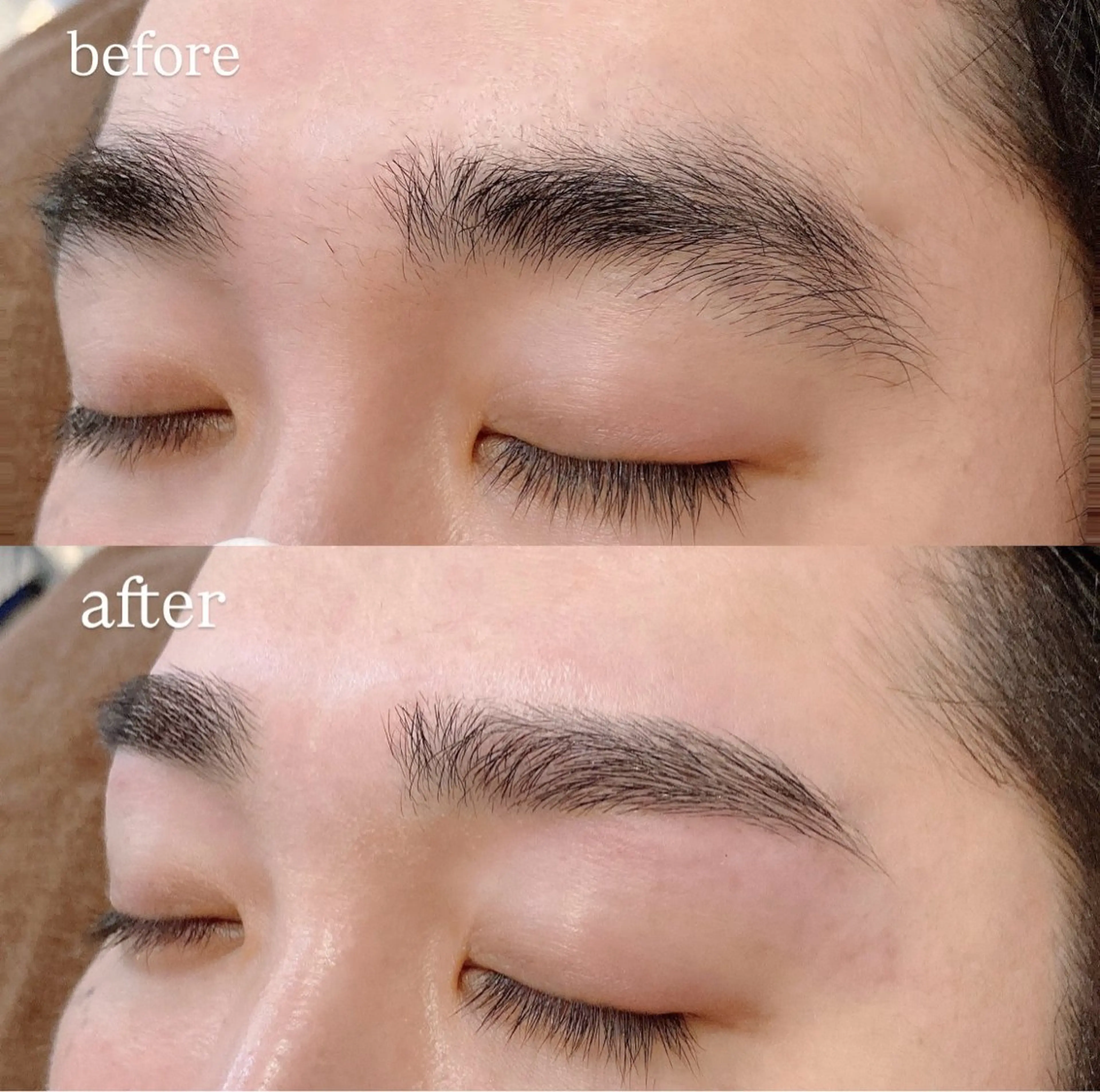 open記念🎉ミニモ期間限定SALE🌙メンズアイブロウスタイリング　眉Wax＋間引きの写真