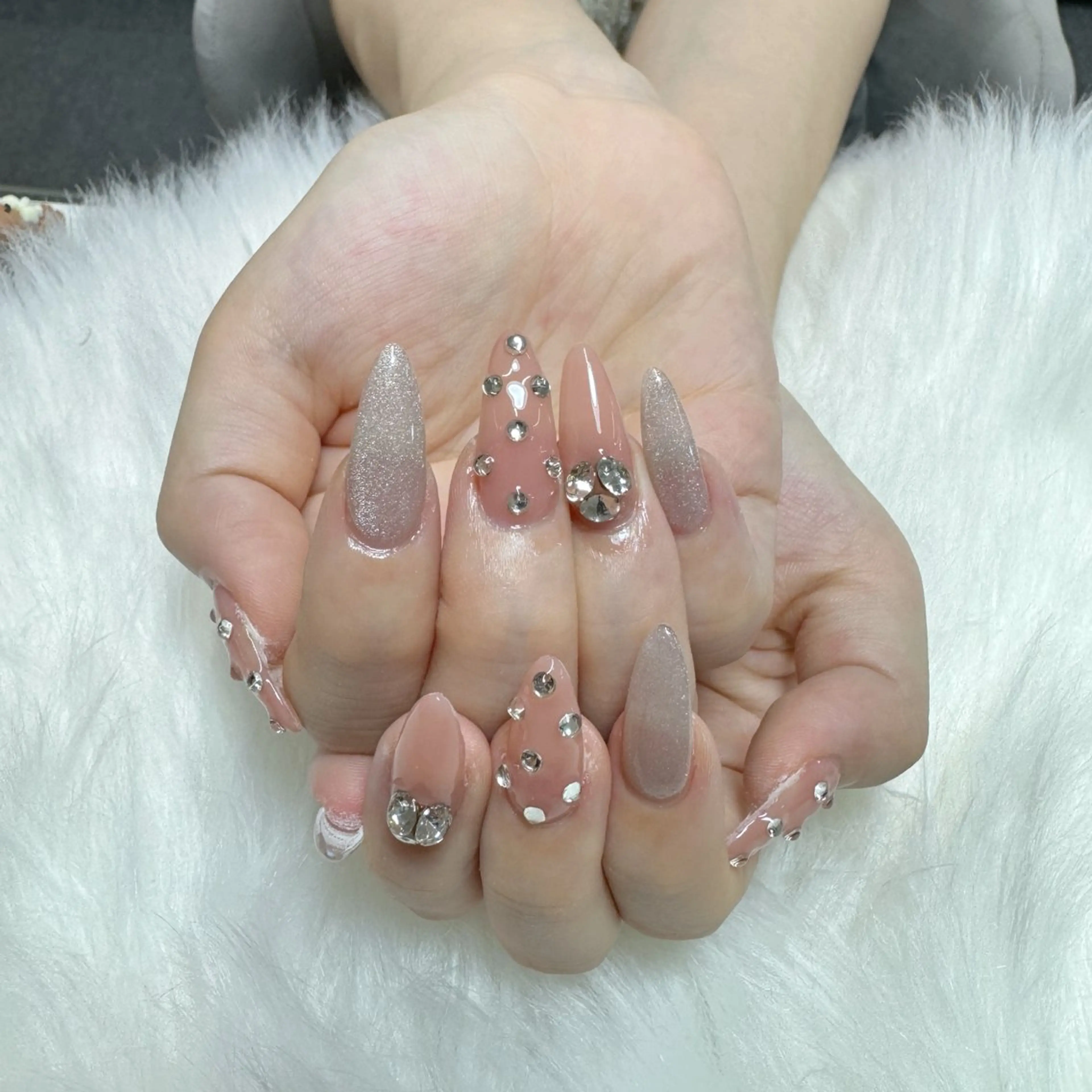 ネイル ハンドネイル 🎀 Lemode ワンホンネイル🎀のネイルデザイン