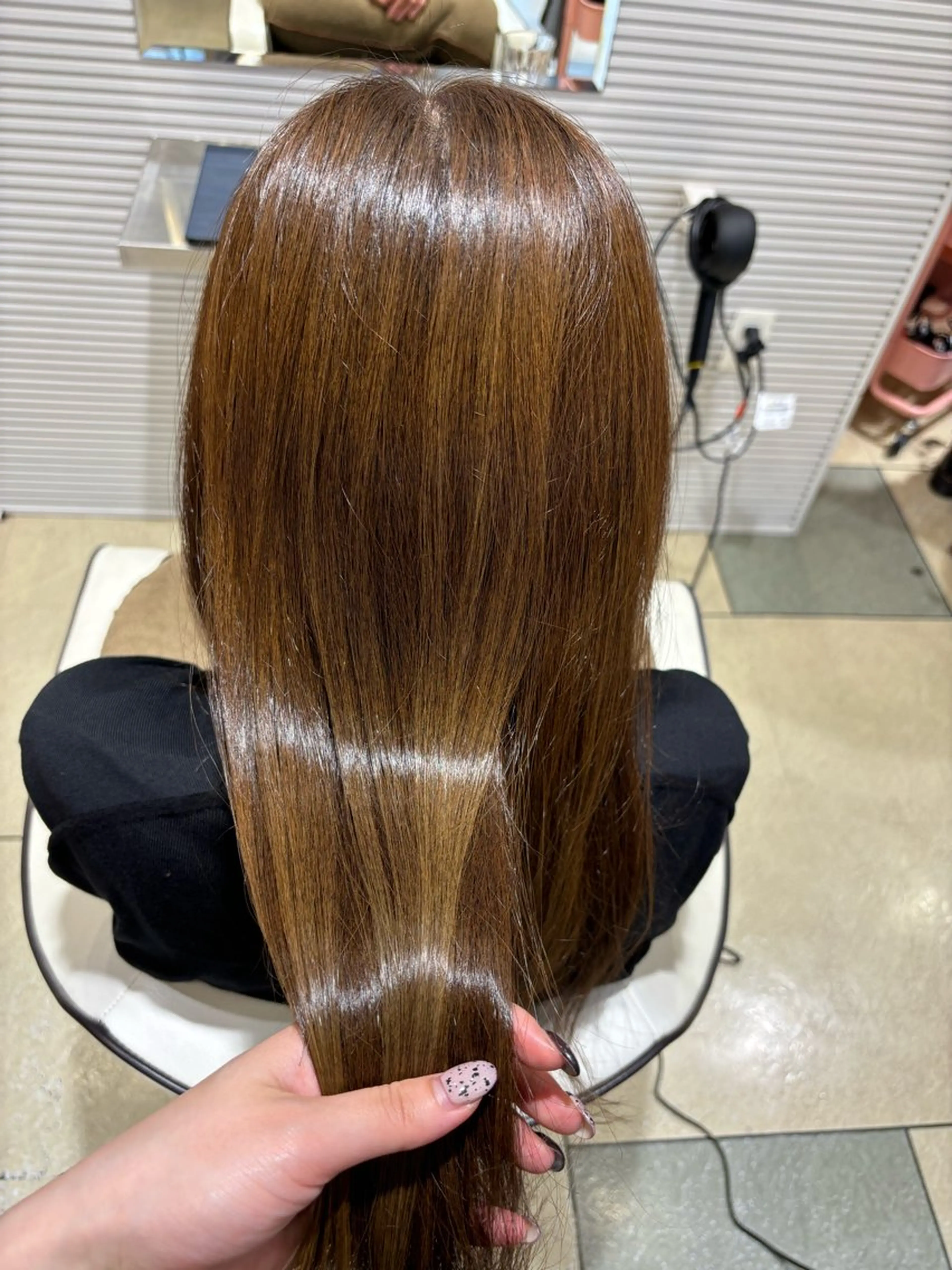 ロング カラー 髪質改善 ロング トリートメント 透明感カラー/ くびれヘア/ユウユのヘアスタイル