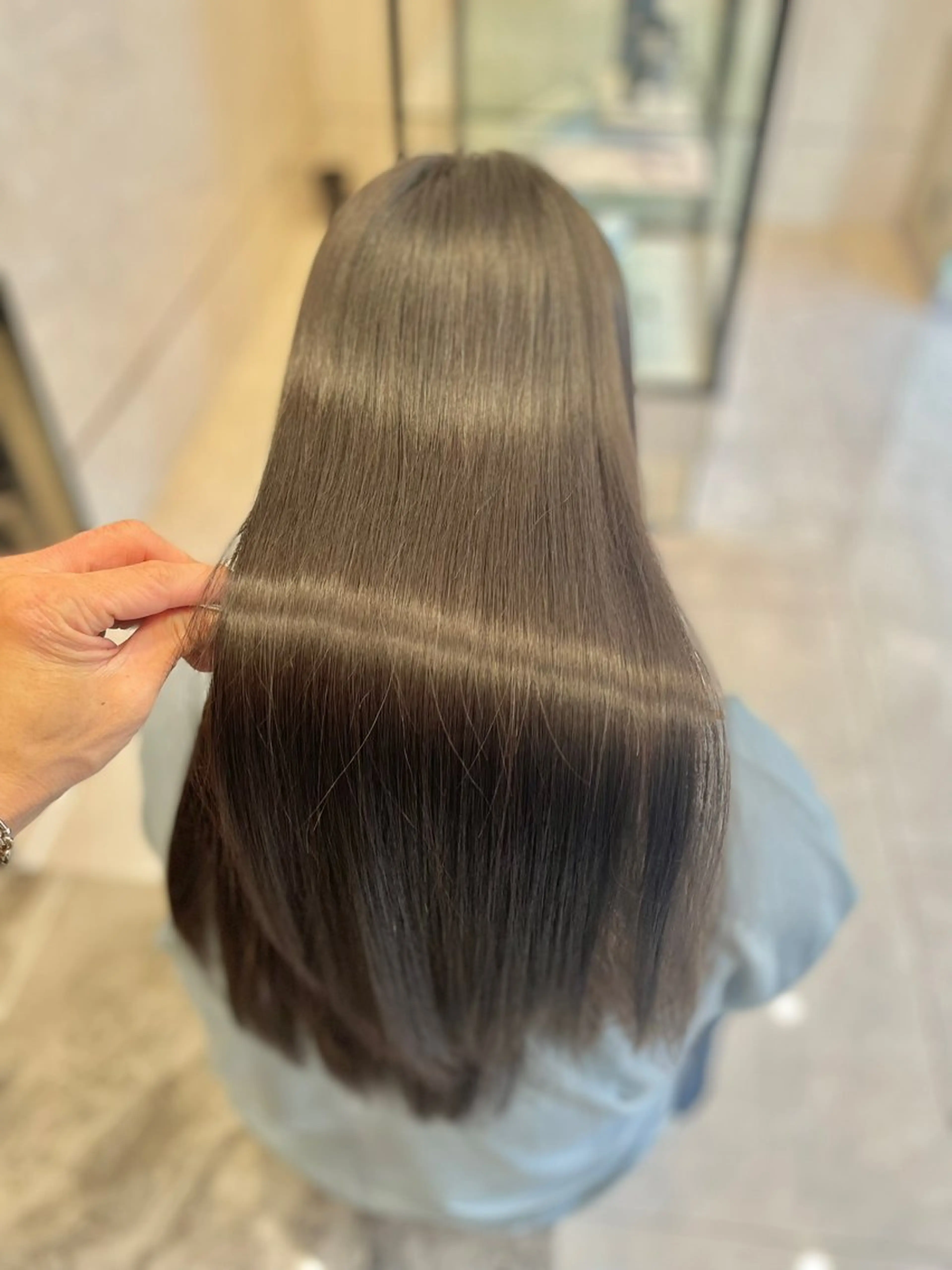 ロング 縮毛矯正 ハルキミナトジャパン所属・藤田優介 [大宮/縮毛矯正]のヘアスタイル