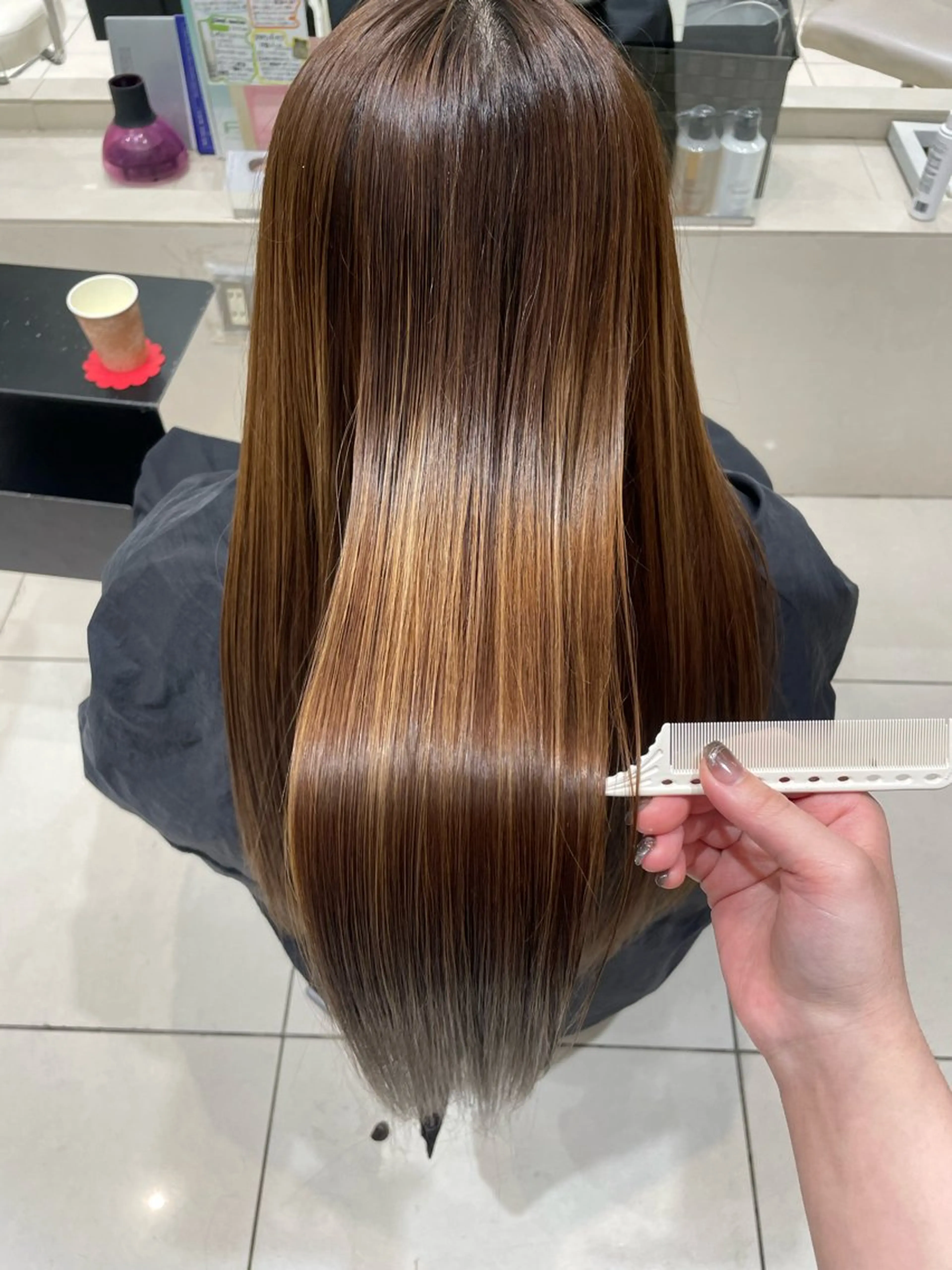 🍀ワンカラー+ラメラメトリートメント✨の写真