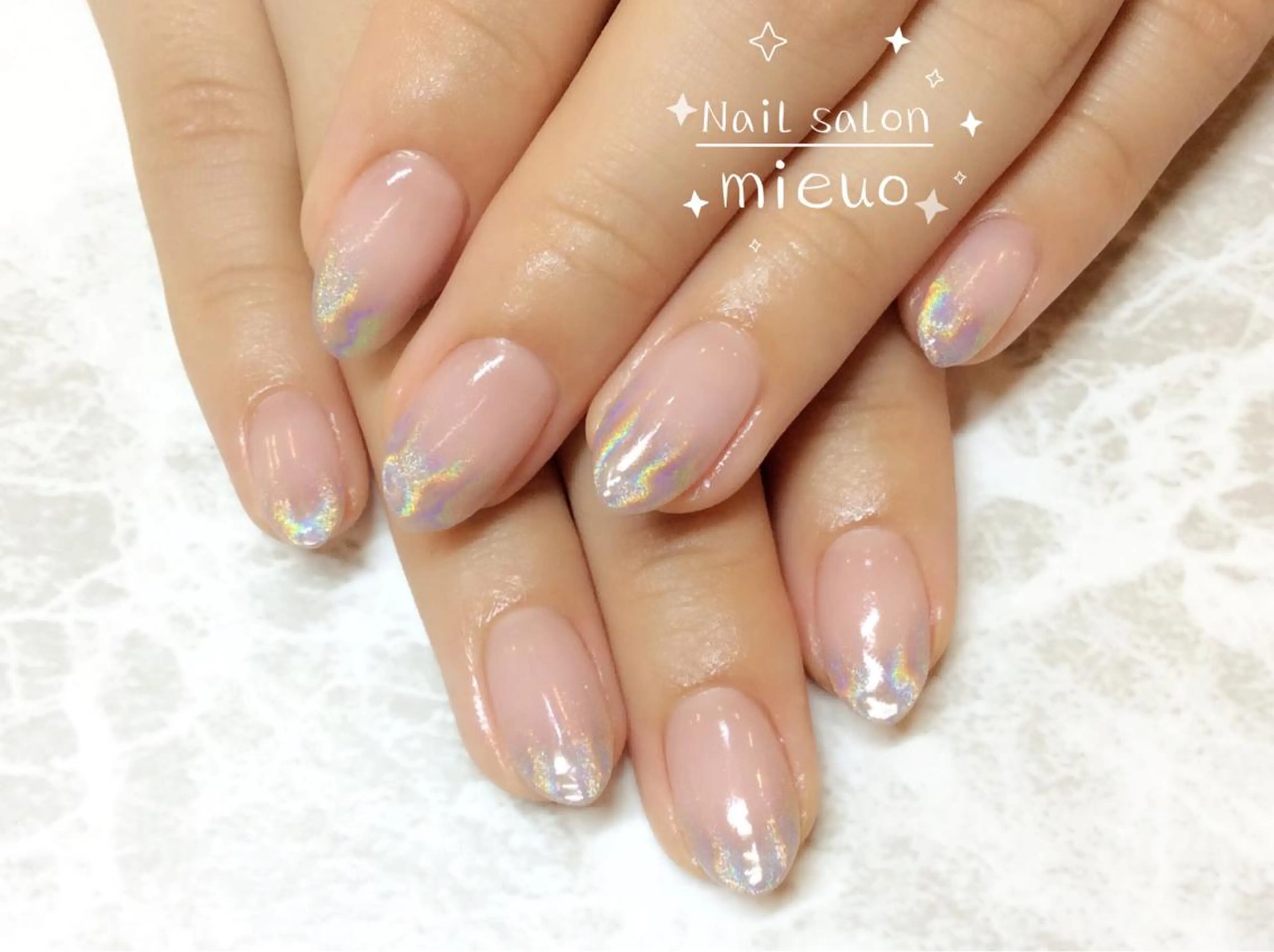 【初回ソフトジェルオフ無料】ミニも限定☆ミラーネイルワンカラー¥5880円＜60分>の写真