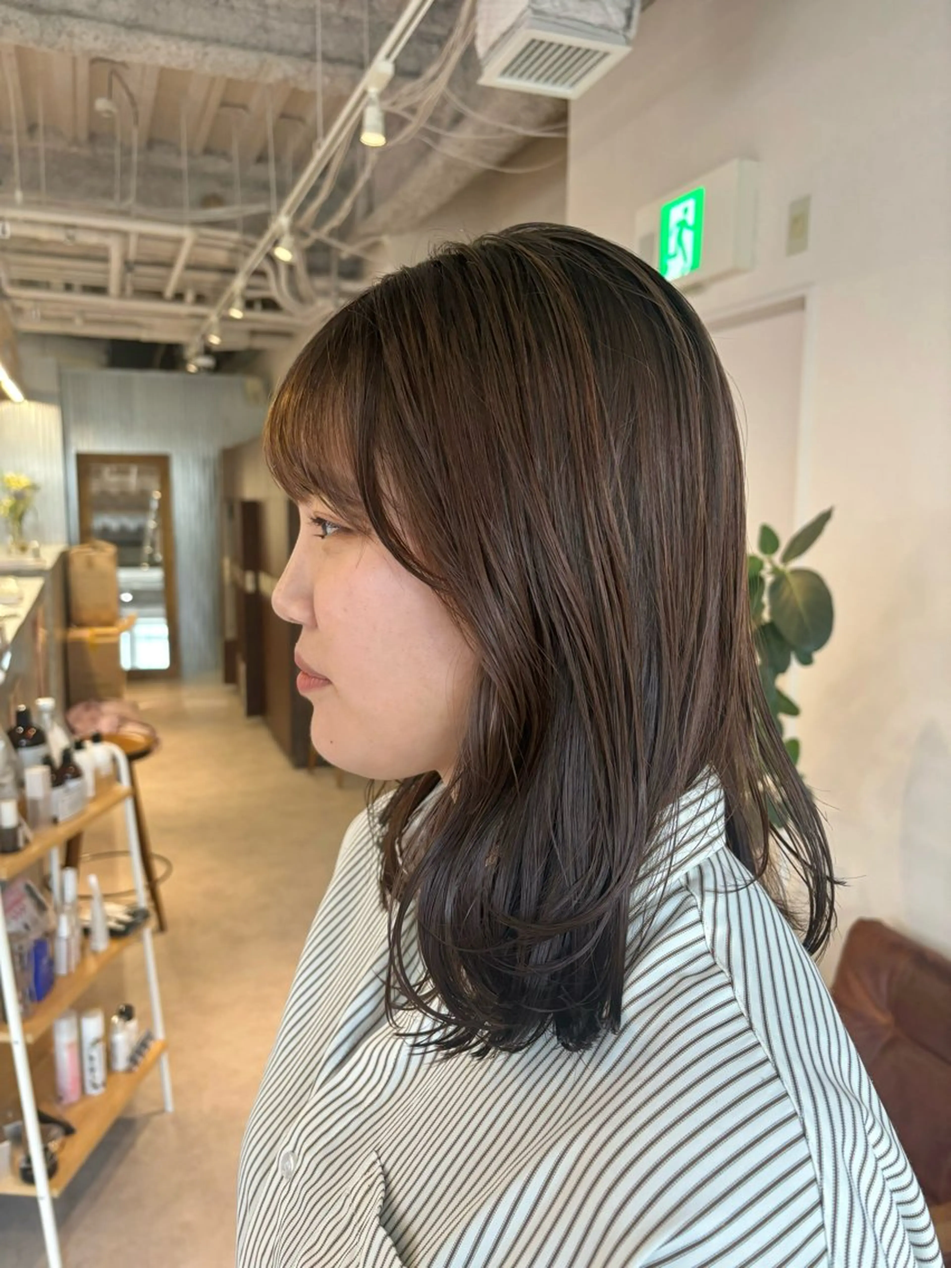 セミロング レイヤーカット ボブカット/ 天王寺美容室/ホノカのヘアスタイル