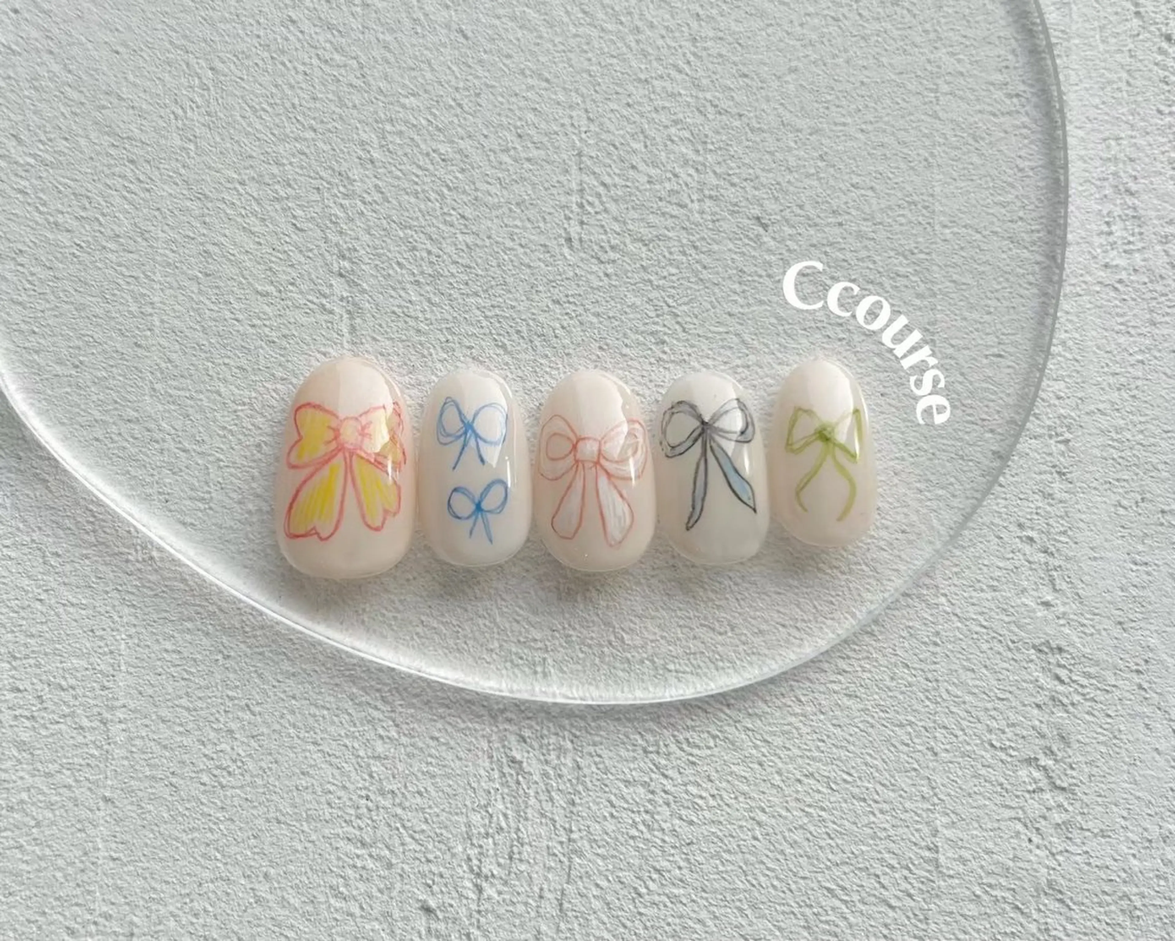 ネイル ハンドネイル 0203ムニムサン 💙Sayakaのネイルデザイン