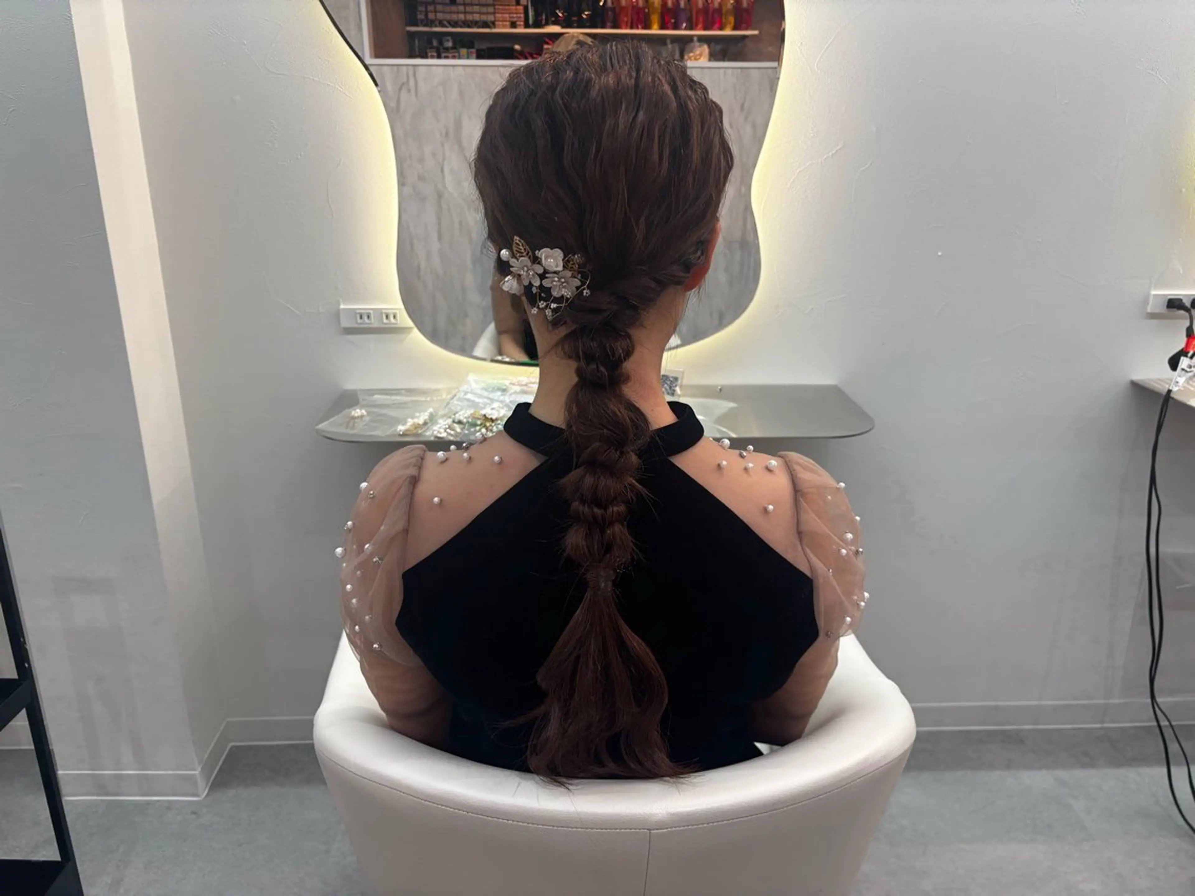 パーティーヘアセットで結婚式やお出かけ等に/池袋の写真