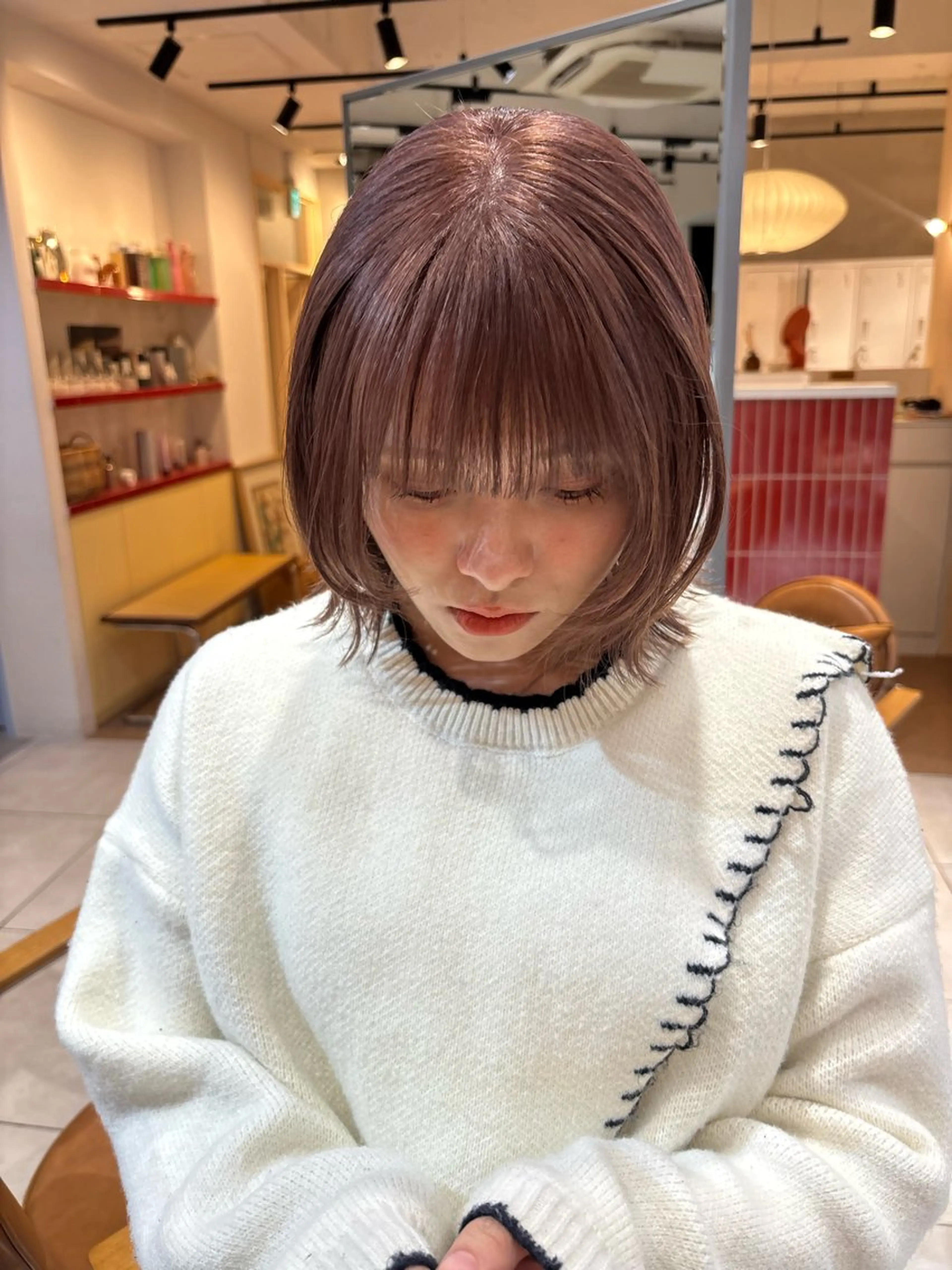 カラー Wカラー/レイヤー /ボブ/otohaのヘアスタイル