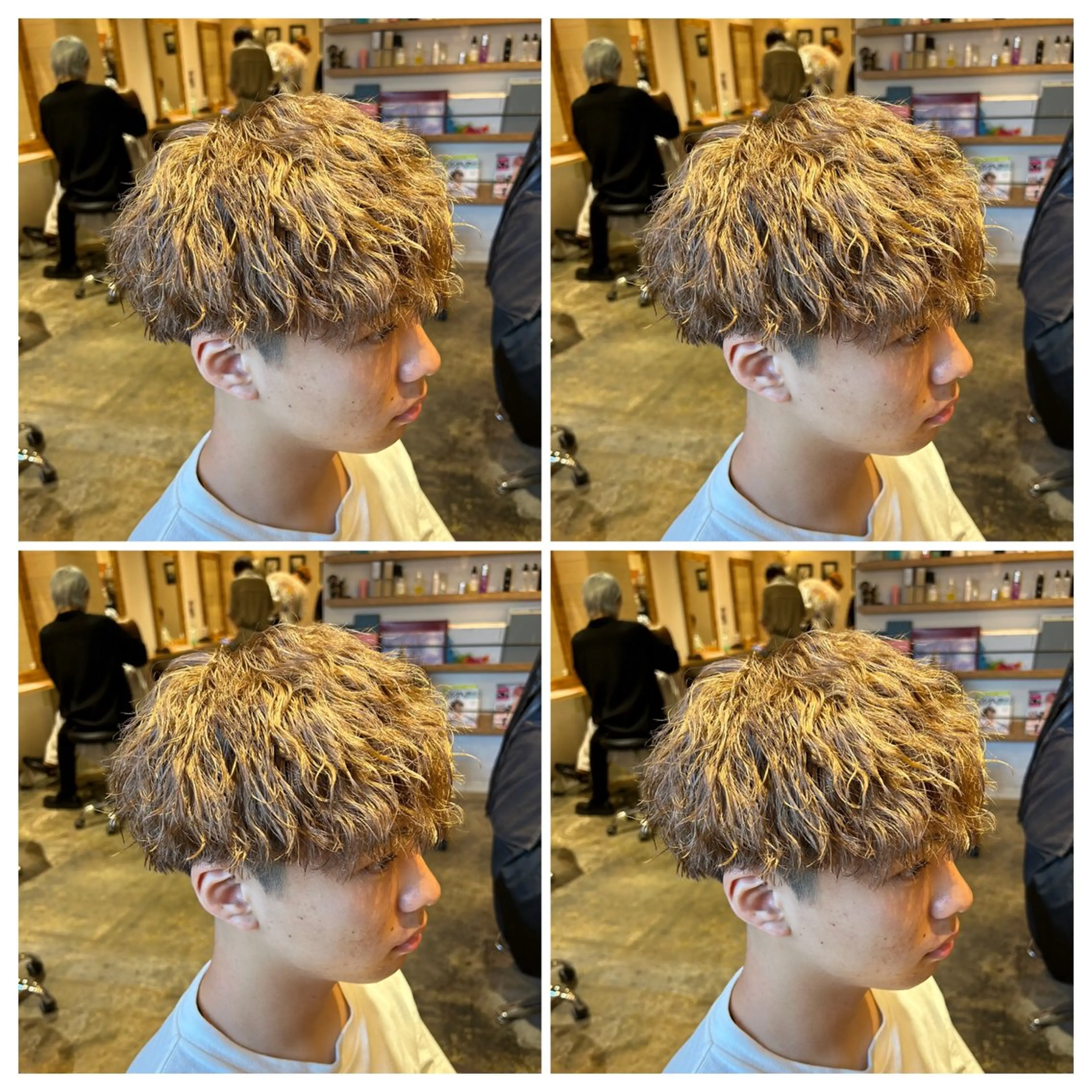 🔥カット＋ブリーチカラー＋パーマ＋トリートメントの写真