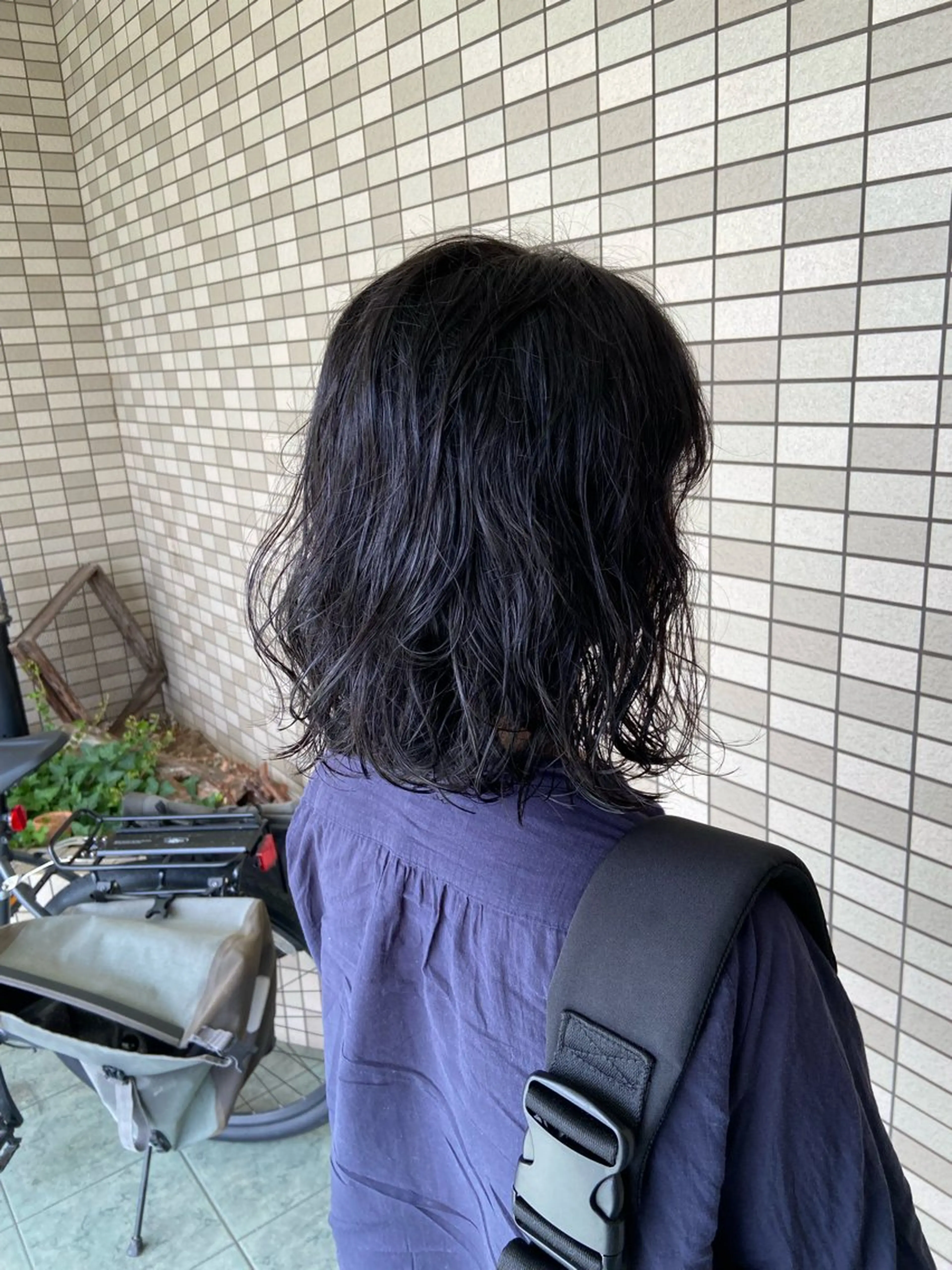 ミディアム パーマ 大矢 萌美のヘアスタイル