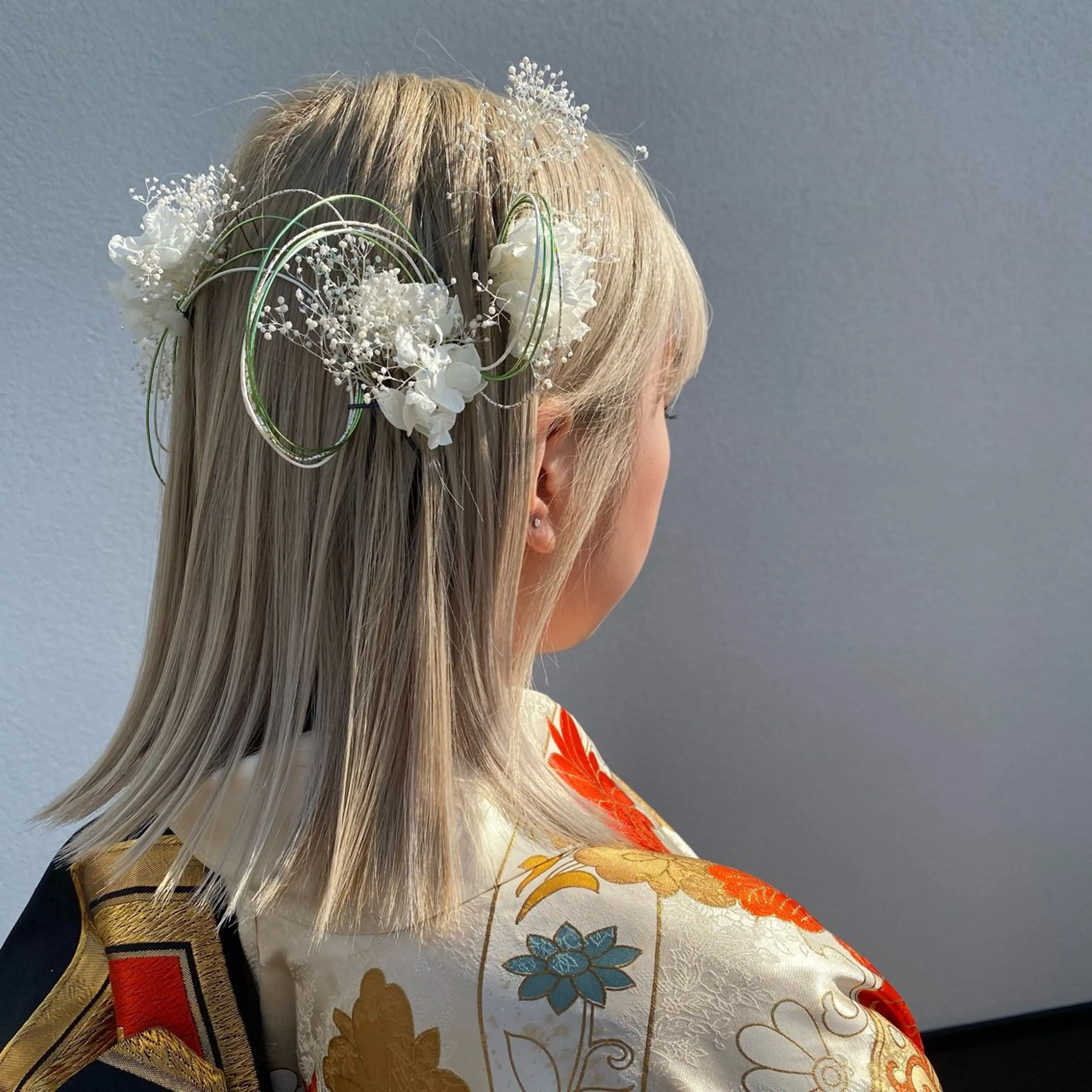 ミディアム ヘアアレンジ アオトソラ いしざかのヘアスタイル