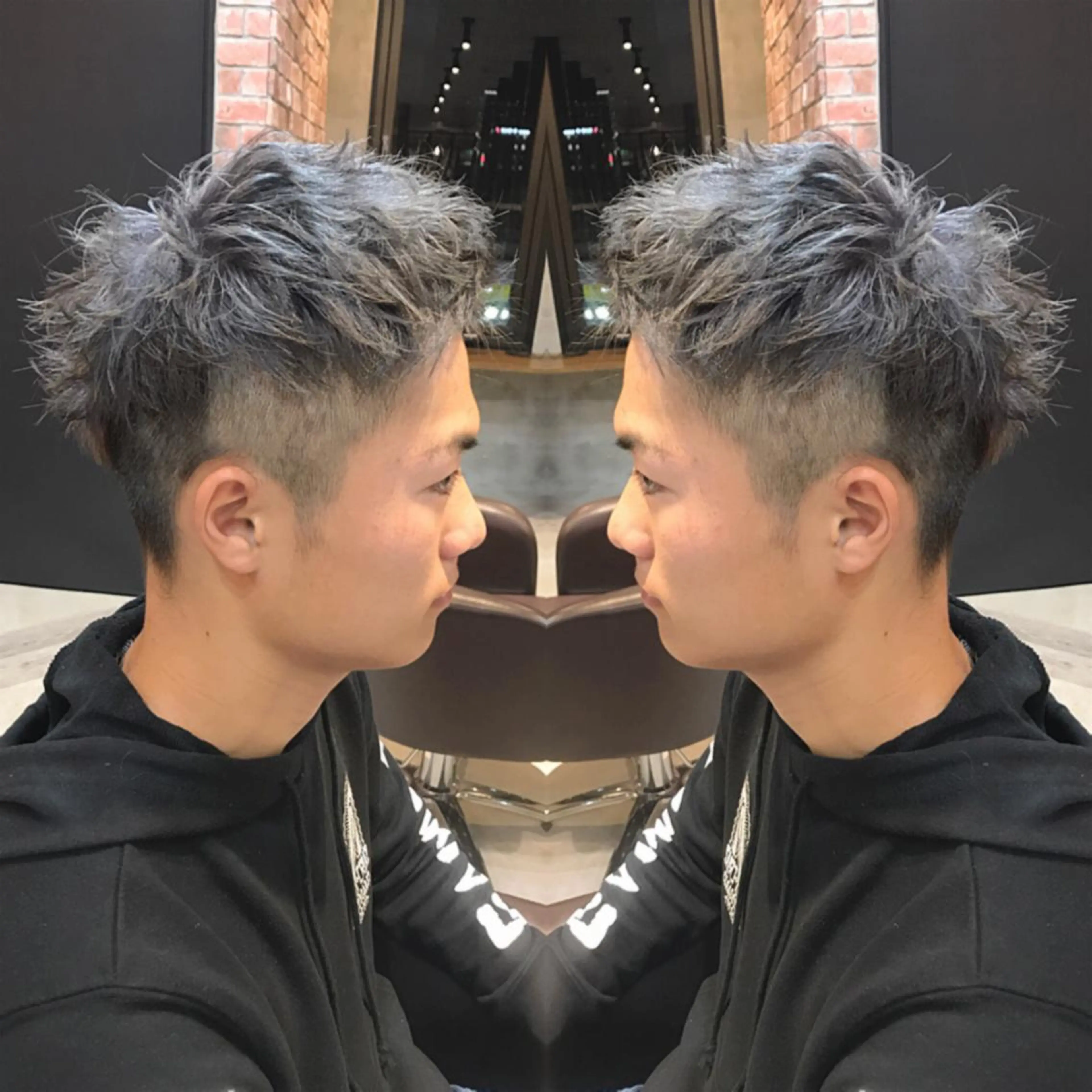 ショート メンズ カット ヘアカラー トリートメント cecil hair所属・重政 和樹のヘアスタイル