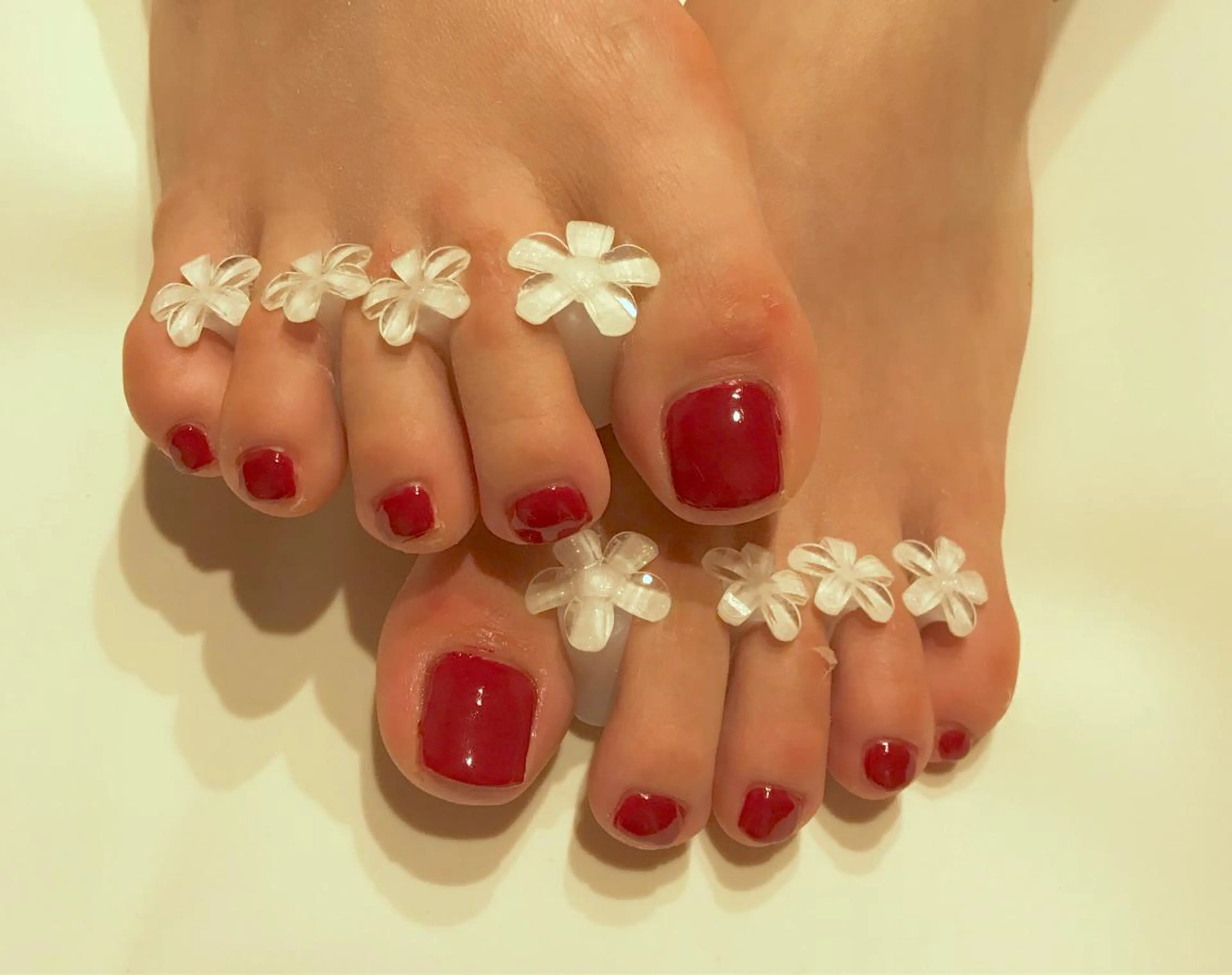 「初回限定フット」ワンカラー・ラメグラの写真