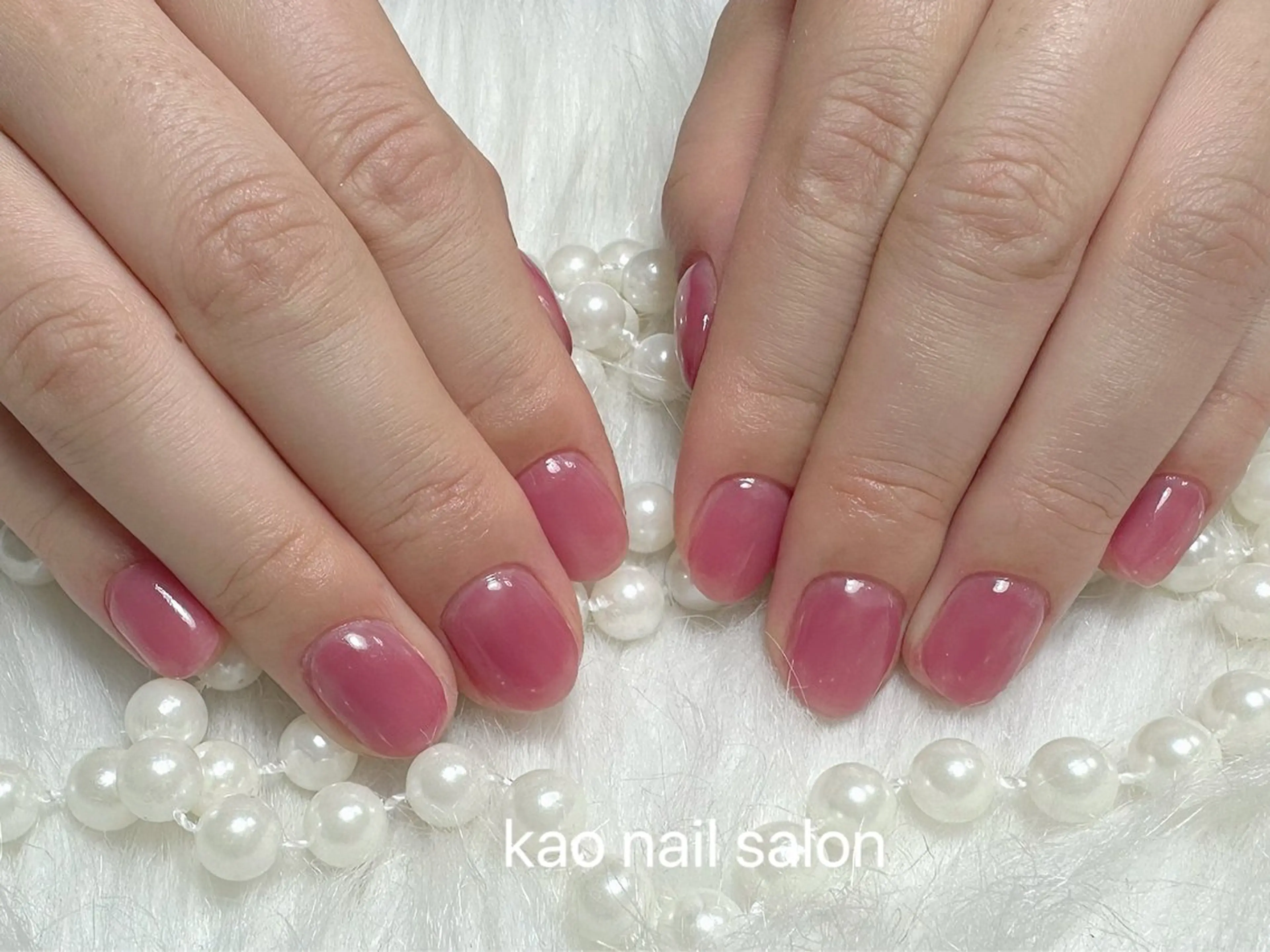 ネイル kao nail マグネット/長さだしのネイルデザイン