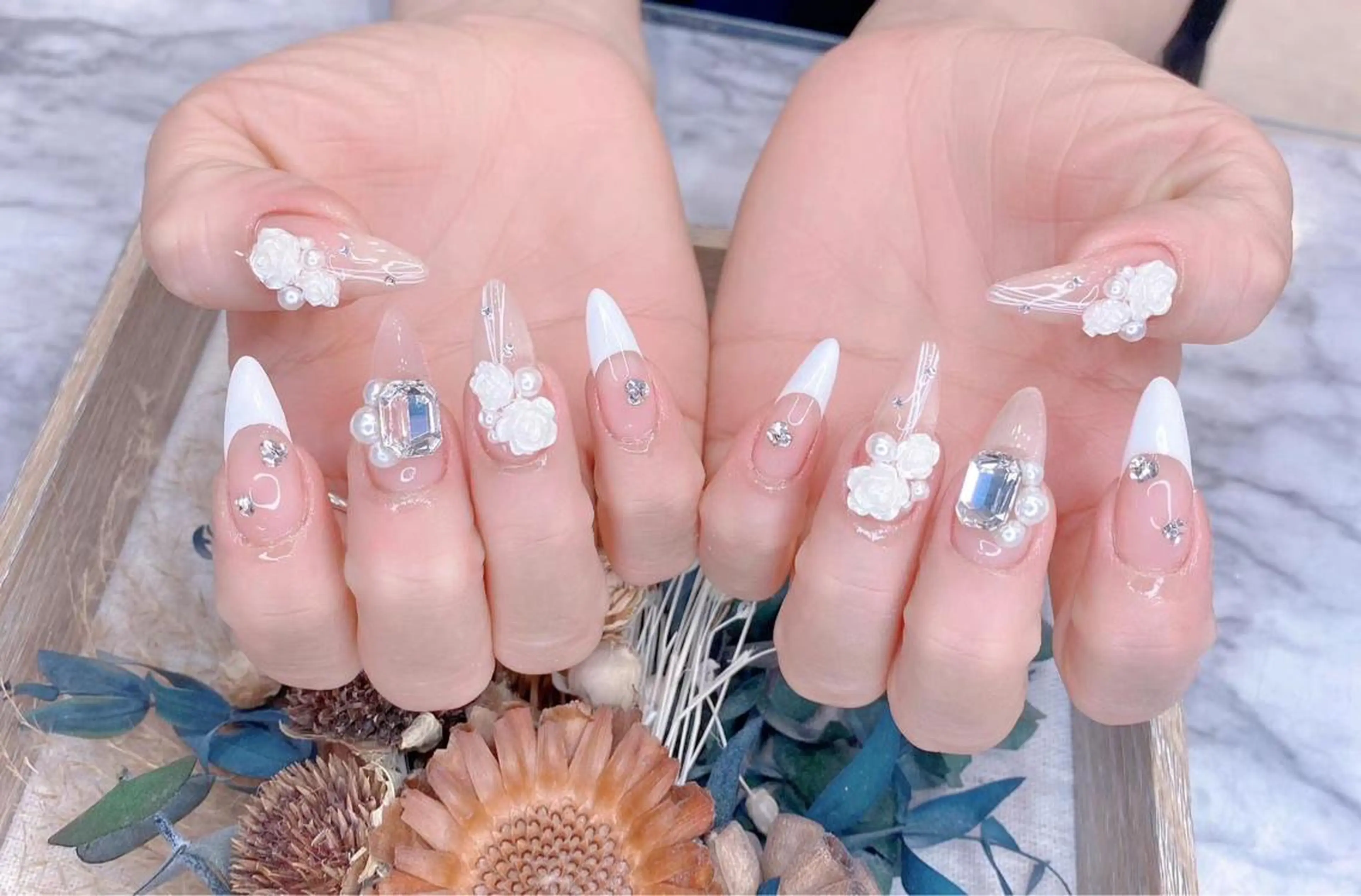ネイル クリアネイル シンプルネイル Babarla nailのネイルデザイン