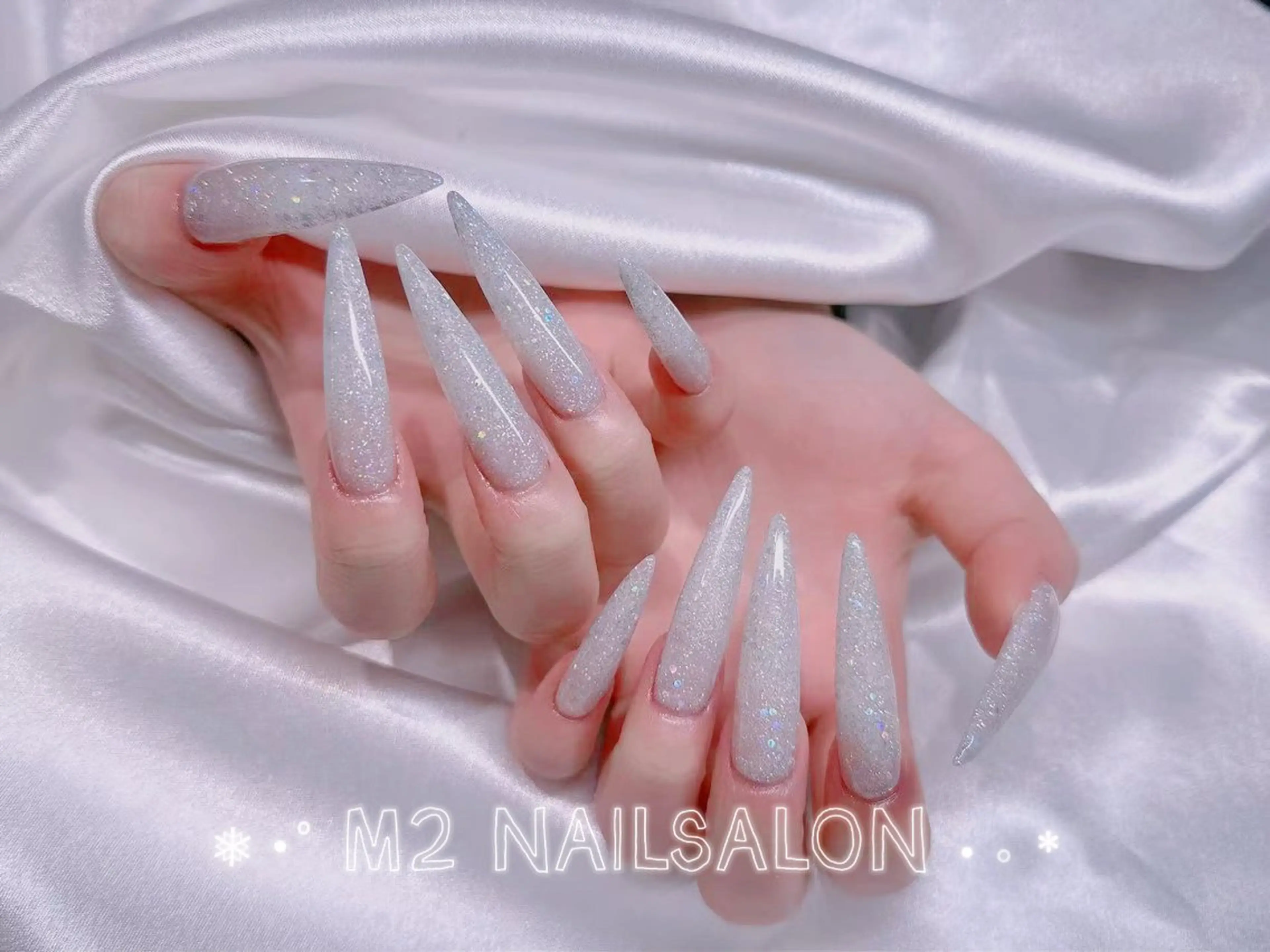 ネイル ハンドネイル 長さだし専門店 M2　rikaのネイルデザイン