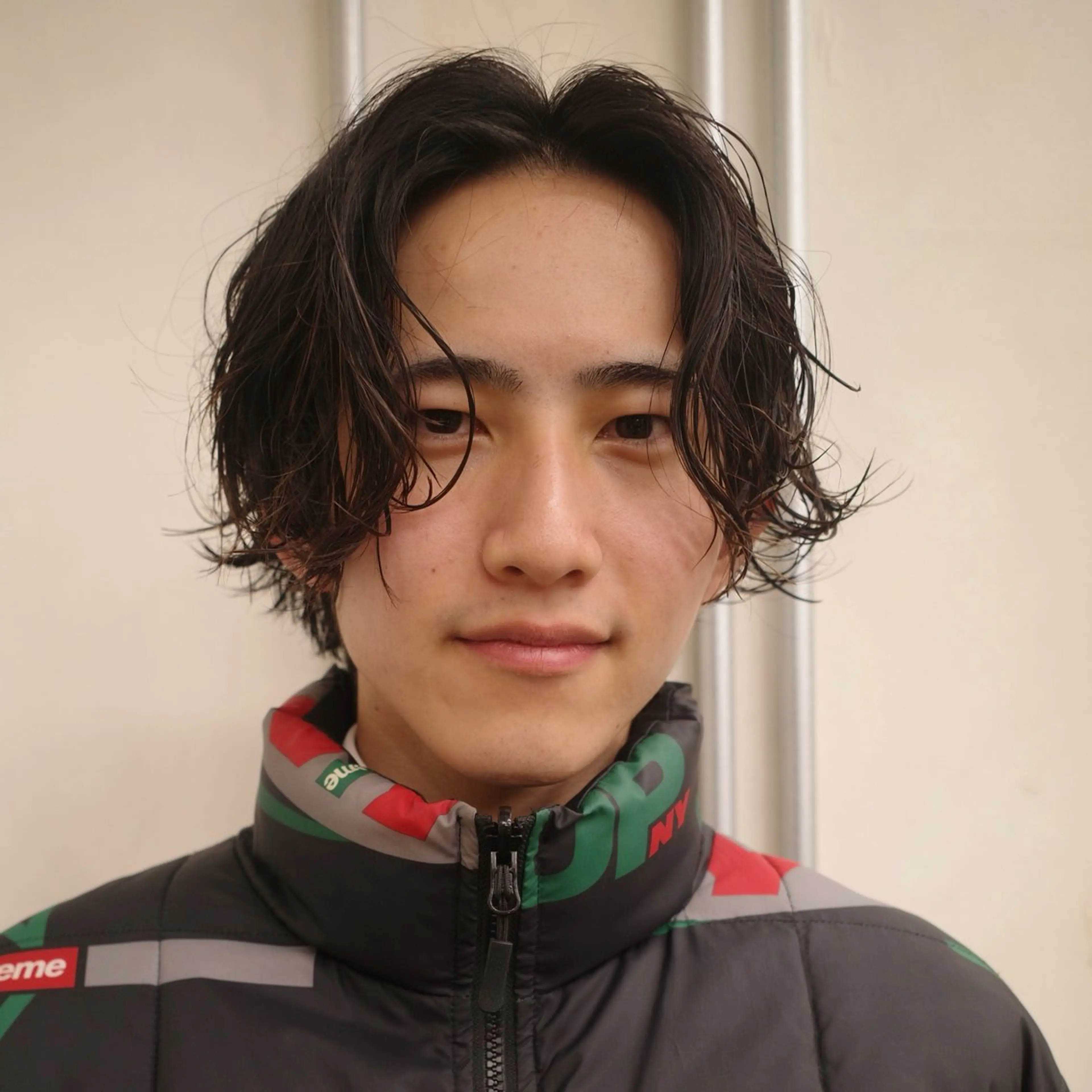 メンズ センターパート マッシュ メンズパーマ メンズショート スパイキーショート カット パーマ 🔥ショート特化 masaki🔥のヘアスタイル