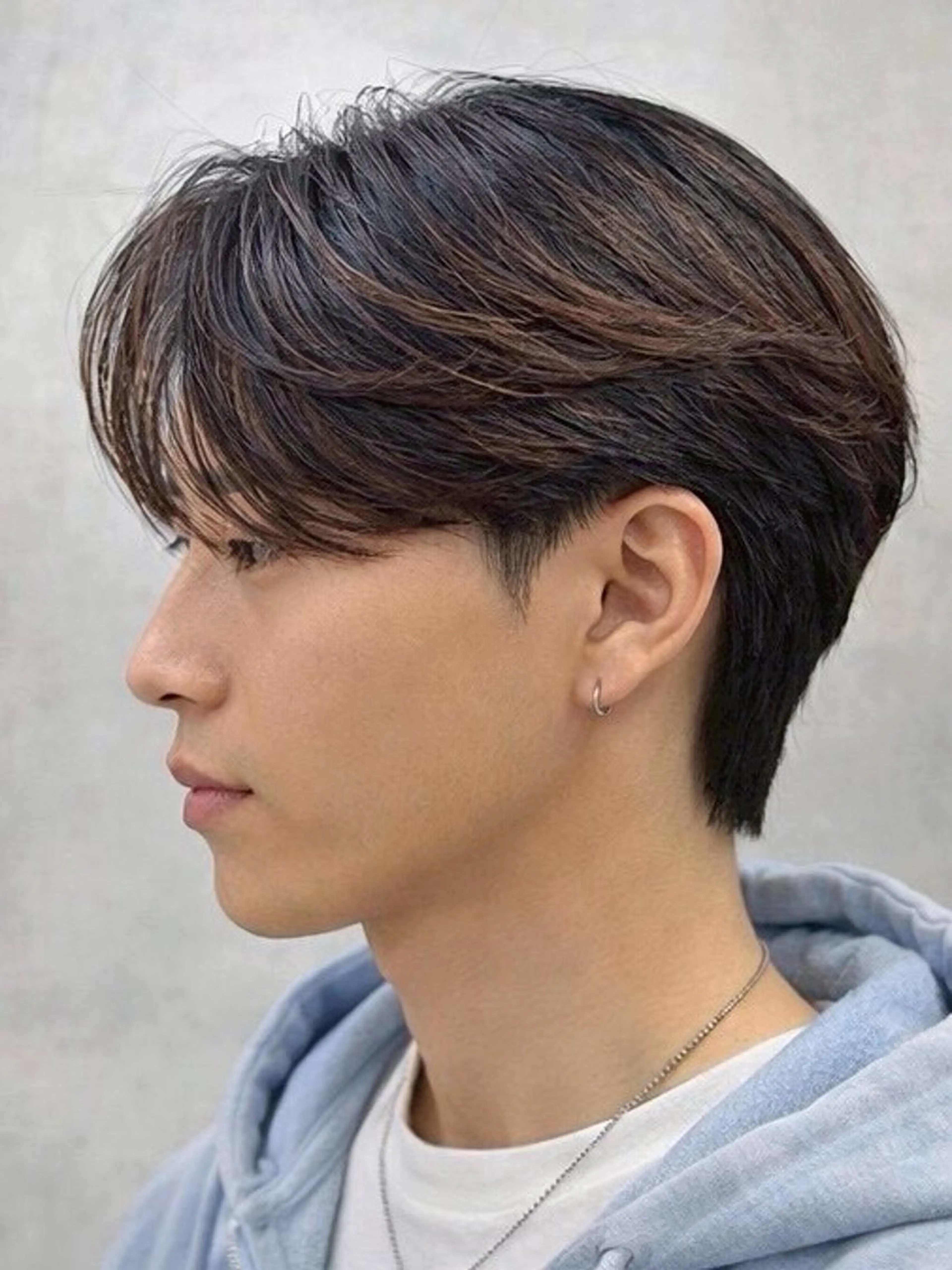 ショート パーマ メンズ カット パーマ センターパート職人 柏/メンズ/ ハルキのヘアスタイル