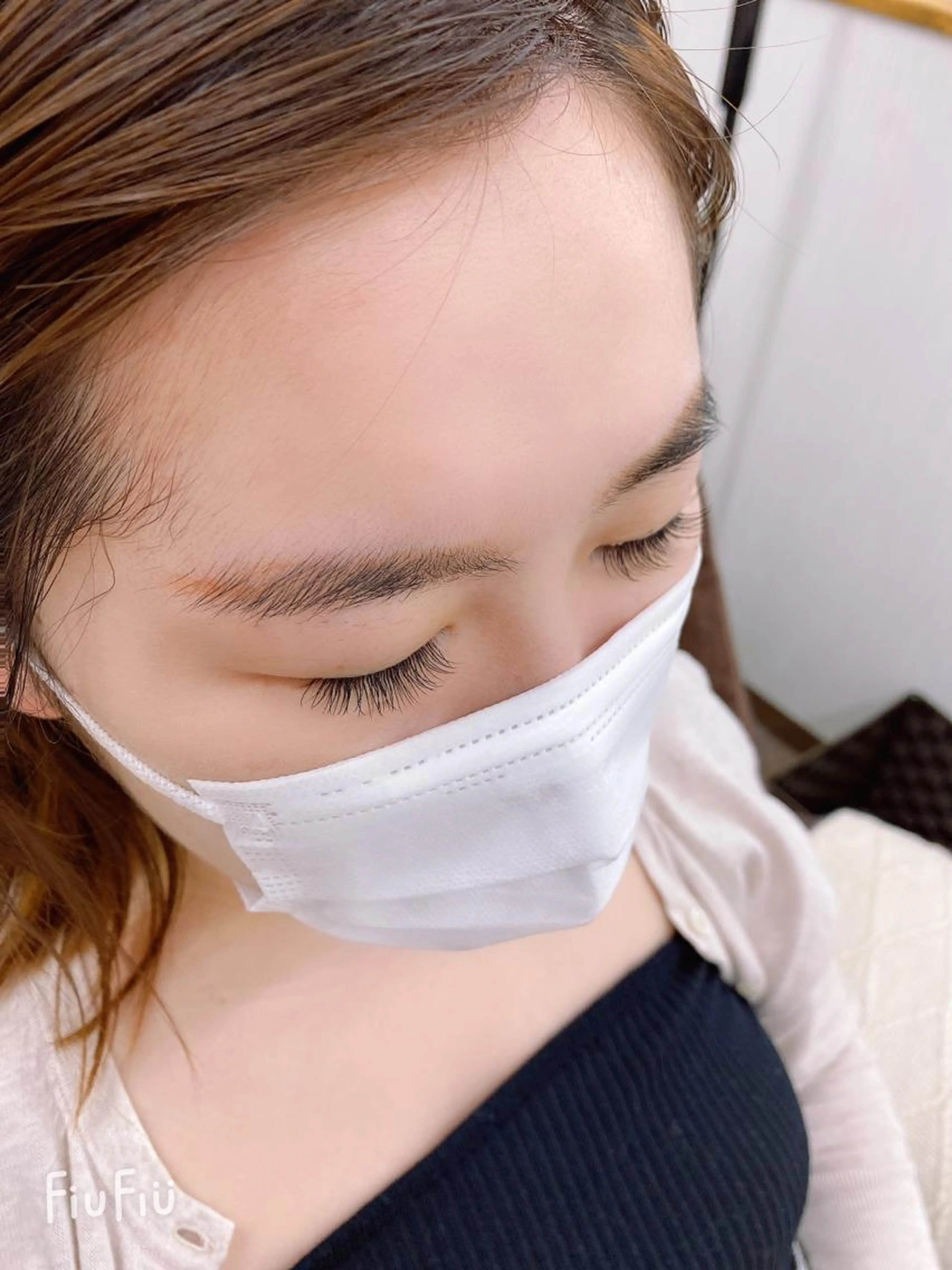 オフ無料　フラットラッシュ120本【美容液コーティング付き】¥5400（2回目から¥6400です🌟）の写真