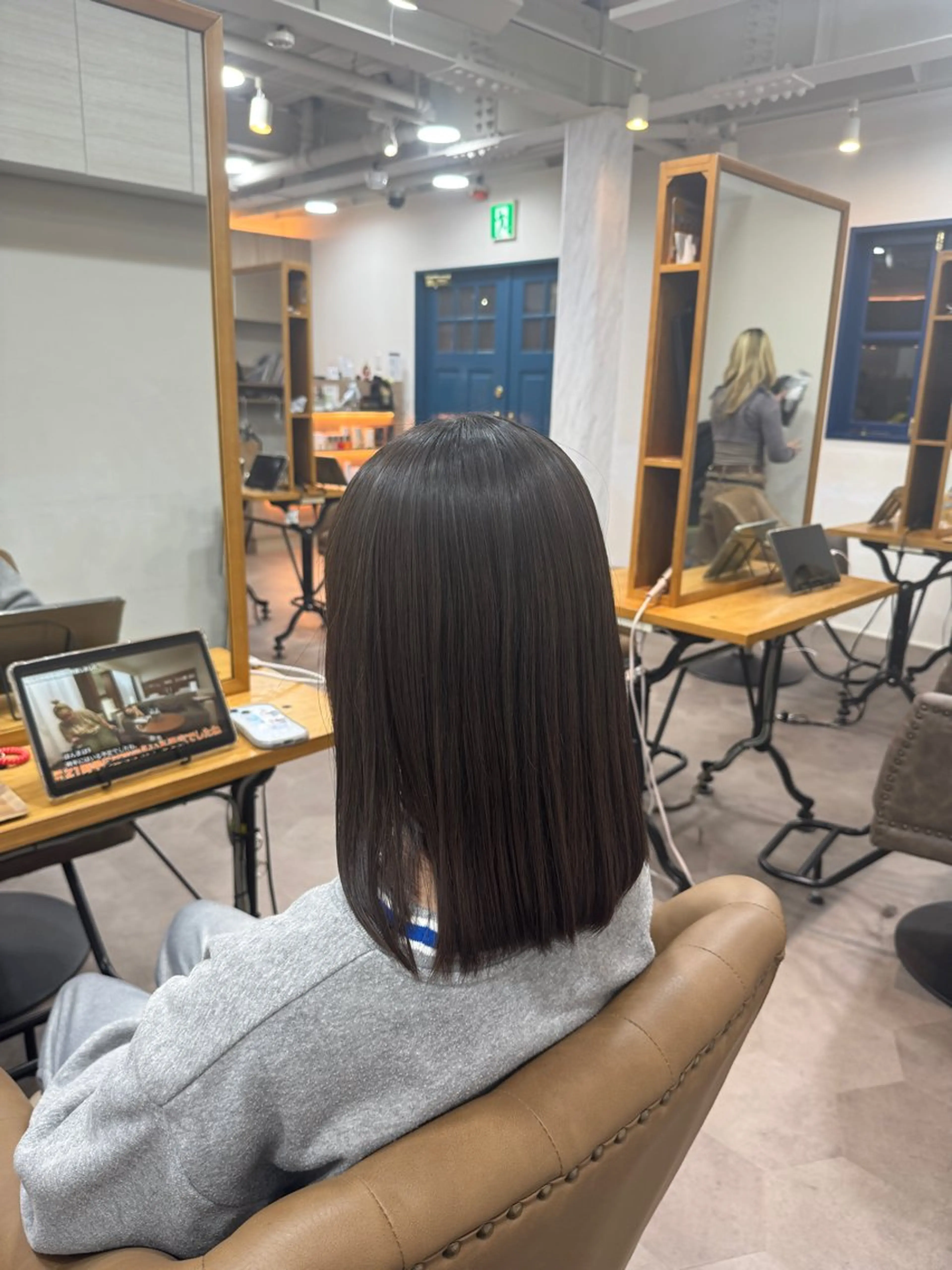 セミロング 縮毛矯正 Candy Market [キャンディ　マーケット]所属・🌱縮毛矯正/カラー /🌈りつき🌈のヘアスタイル