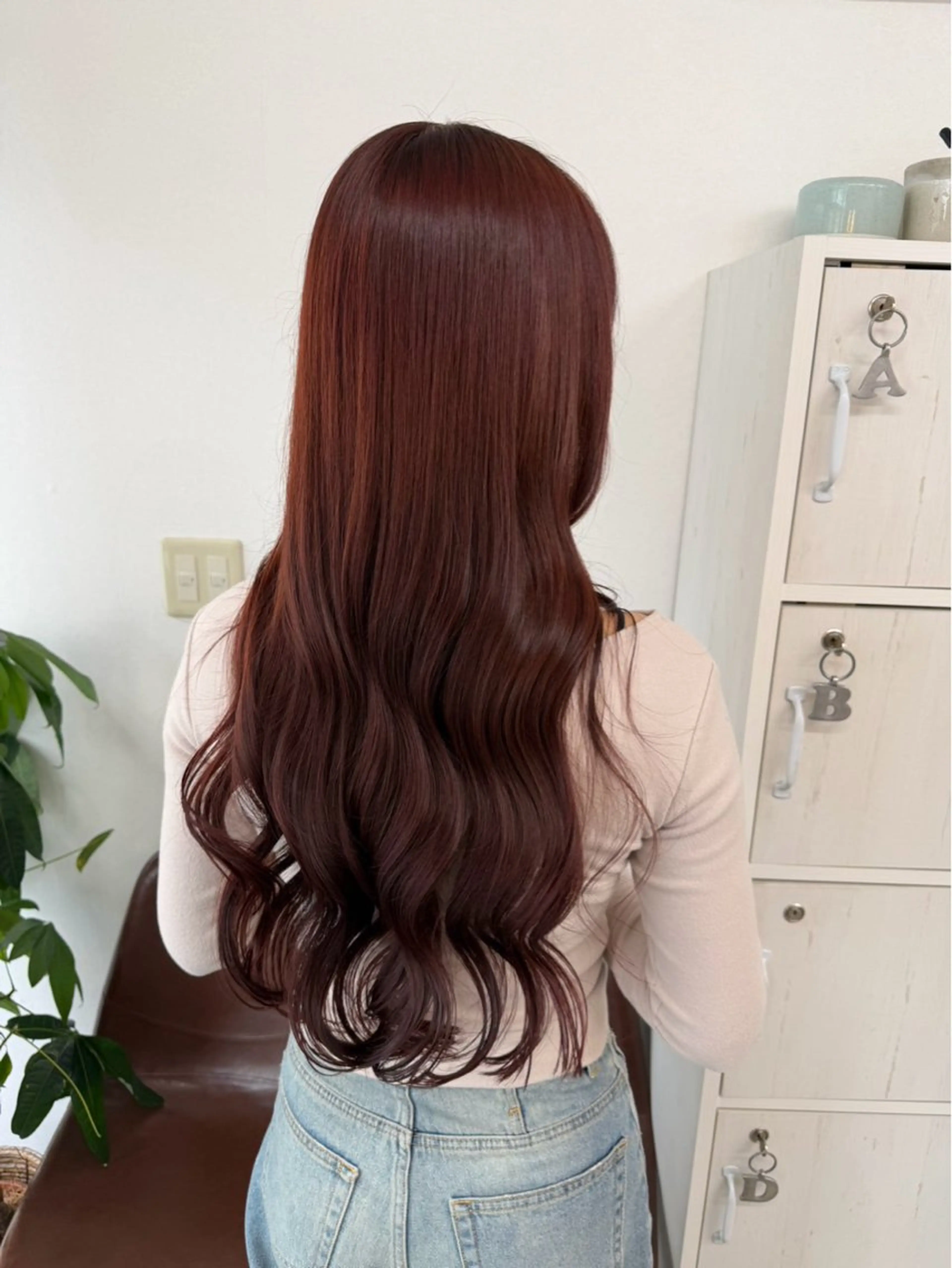 ロング カット ヘアカラー luna所属・luna ayane ／透明感カラーのヘアスタイル