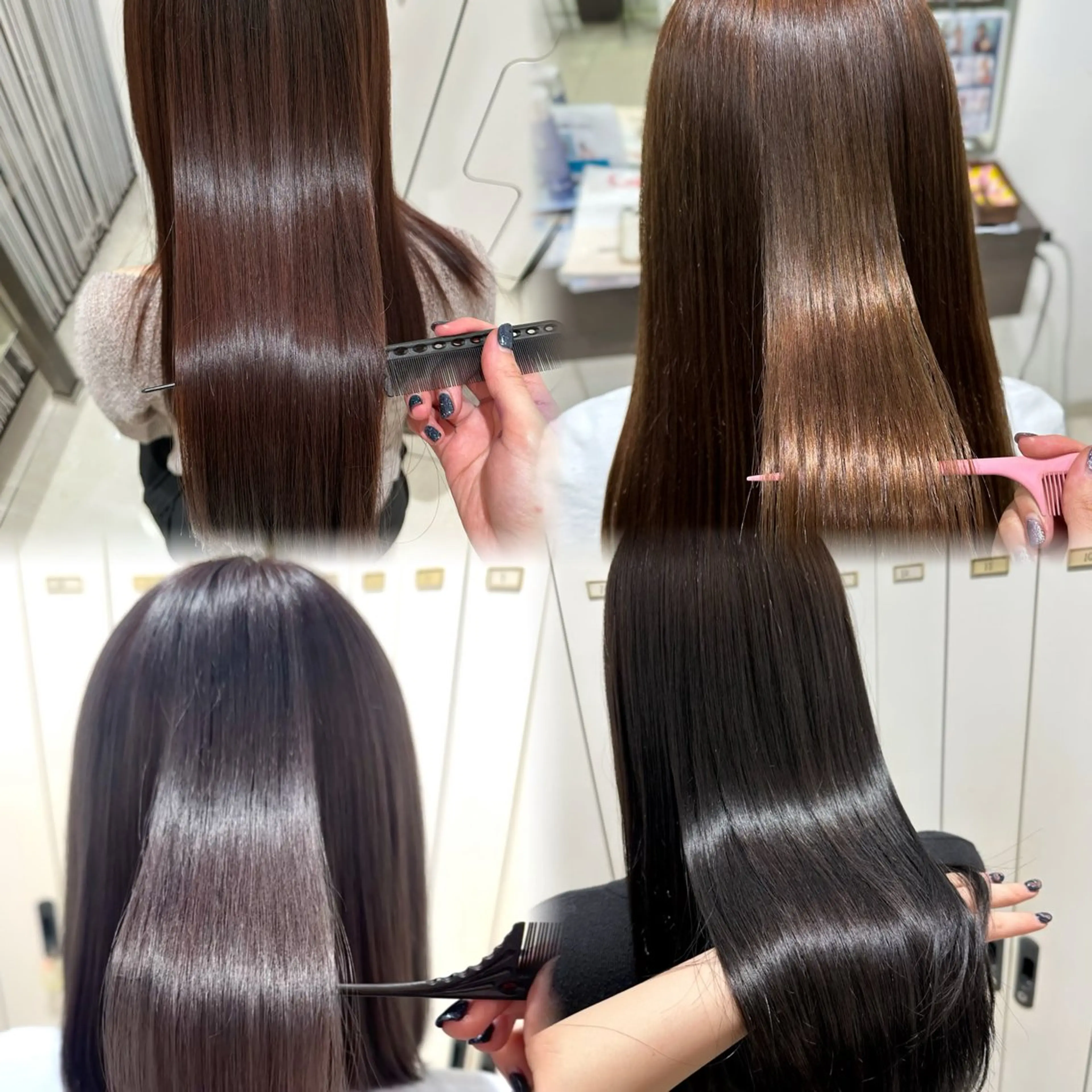 【さら艶髪へ🌟🌟】🦋カット+縮毛矯正+美髪トリートメント🦋の写真