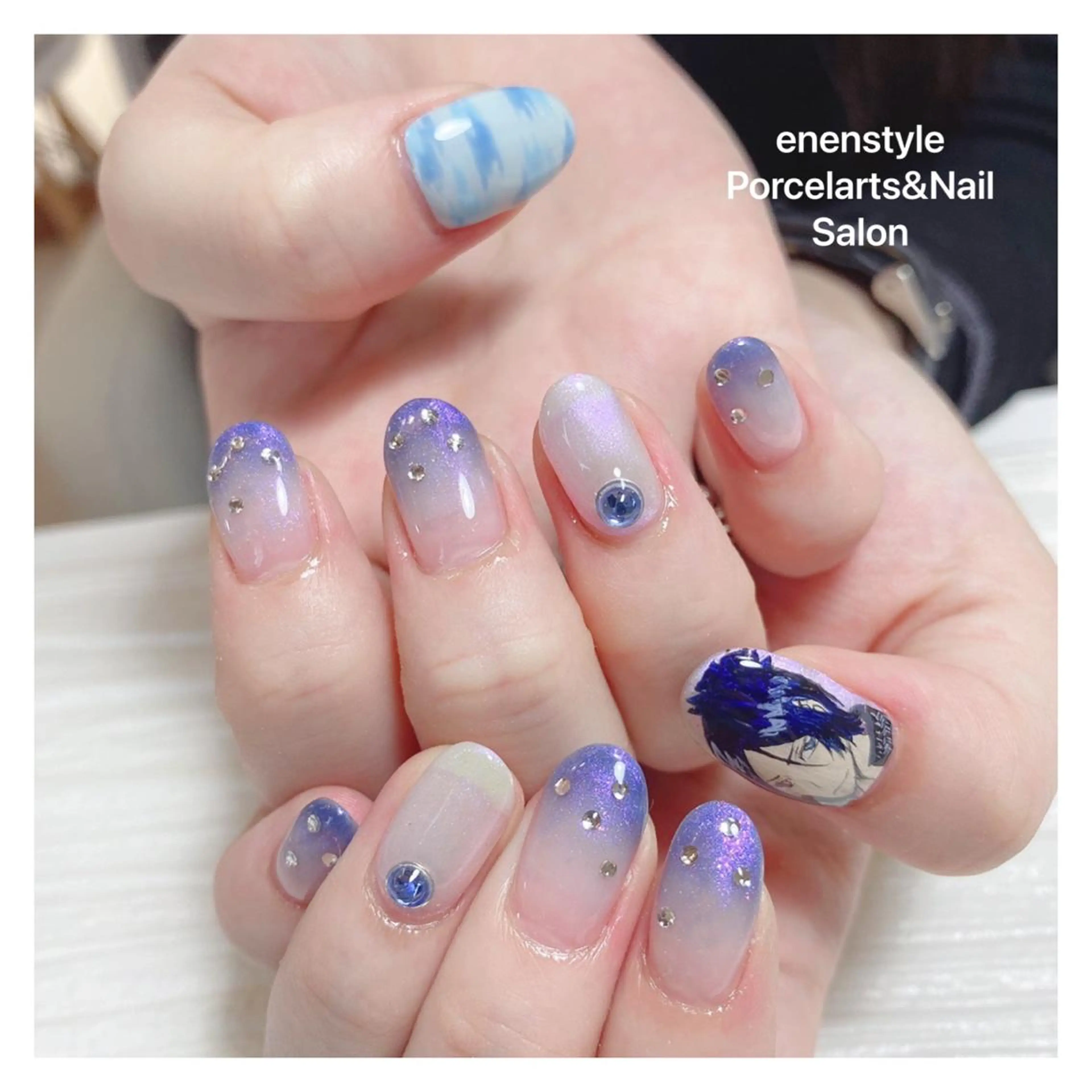 ミディアム ネイル ハンドネイル 👑enen style👑のネイルデザイン