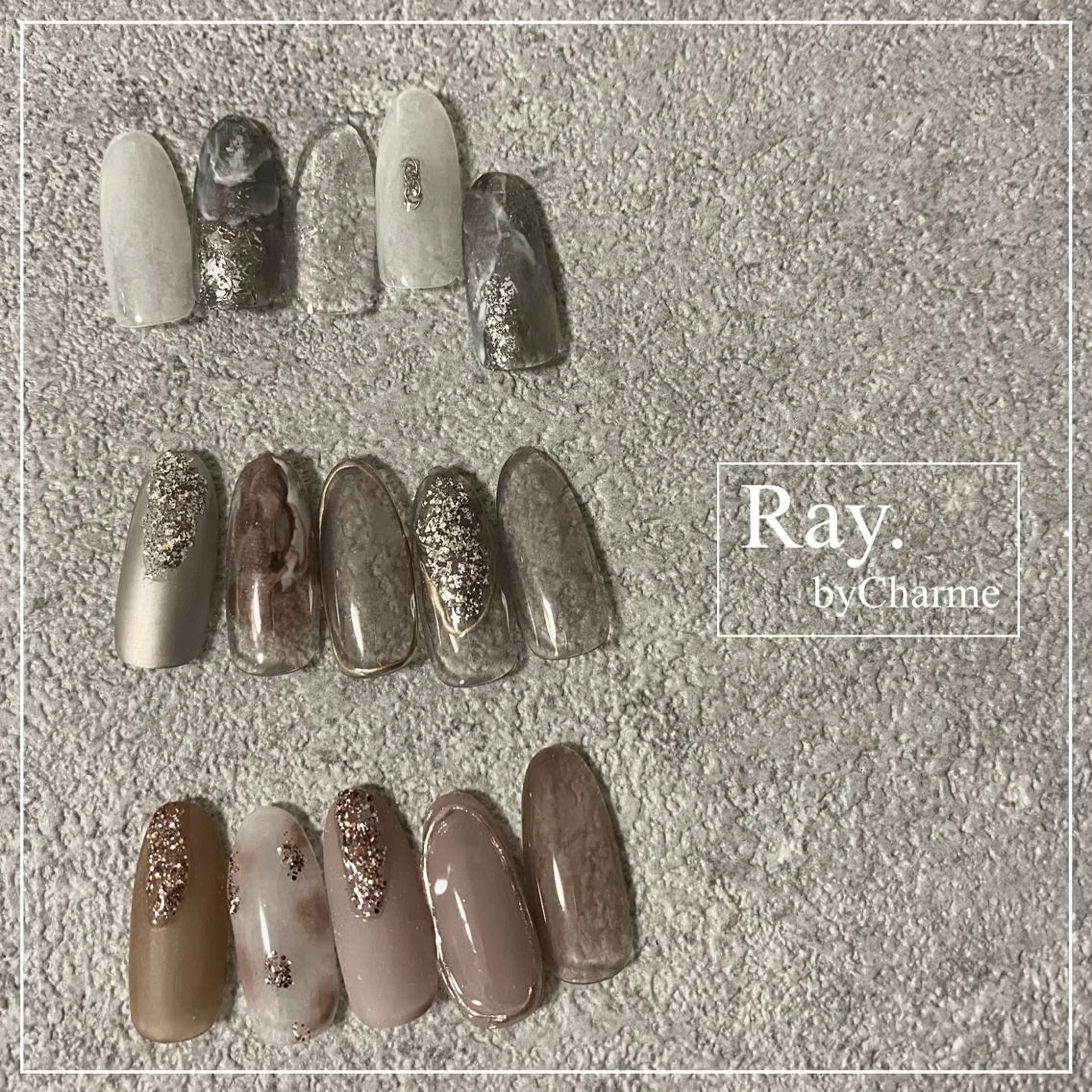 ネイル Ray. ／綺麗目ニュアンスのネイルデザイン