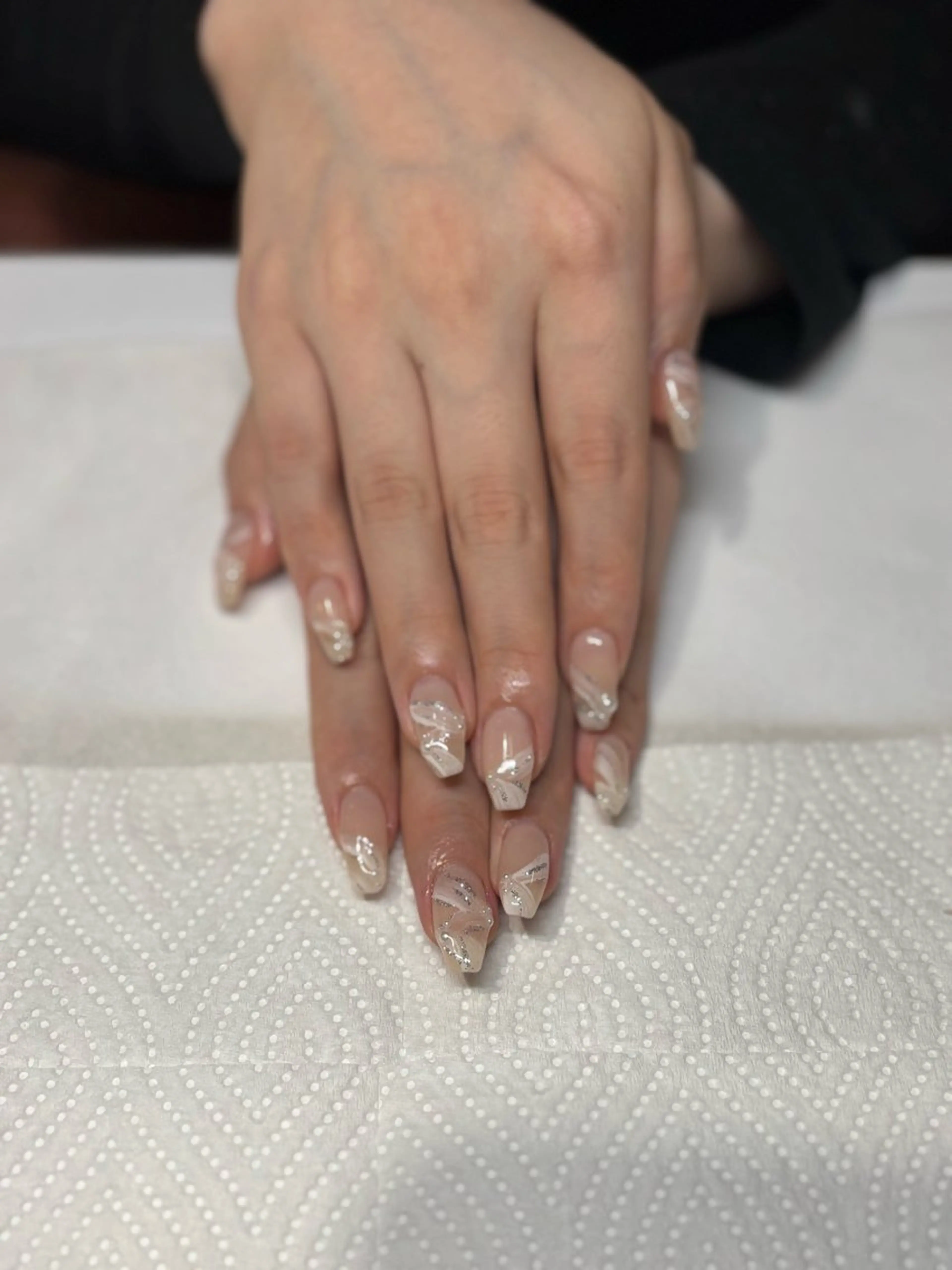 ネイル 🩶韓国/ワンホン myu🩶のネイルデザイン