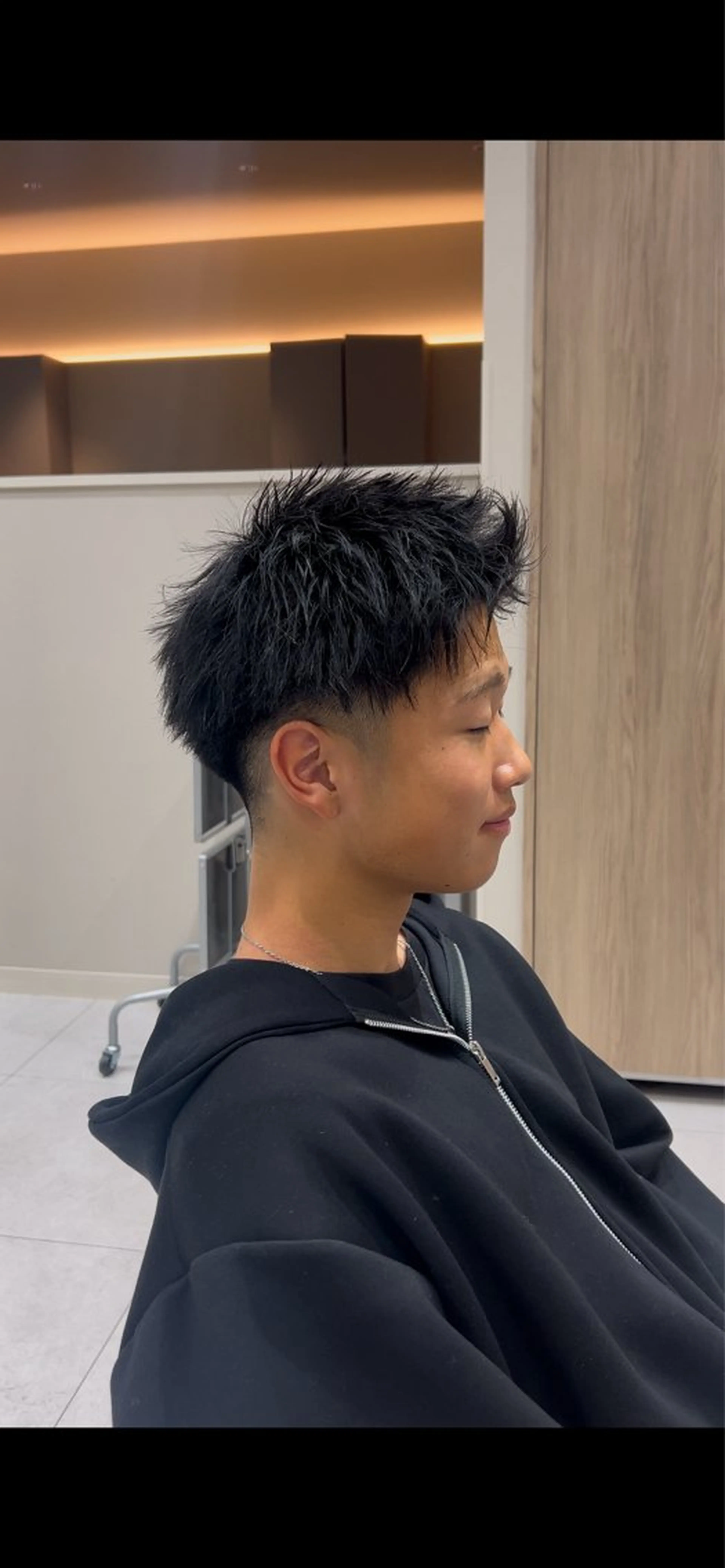 メンズ 王道センターパート ／GOUのヘアスタイル