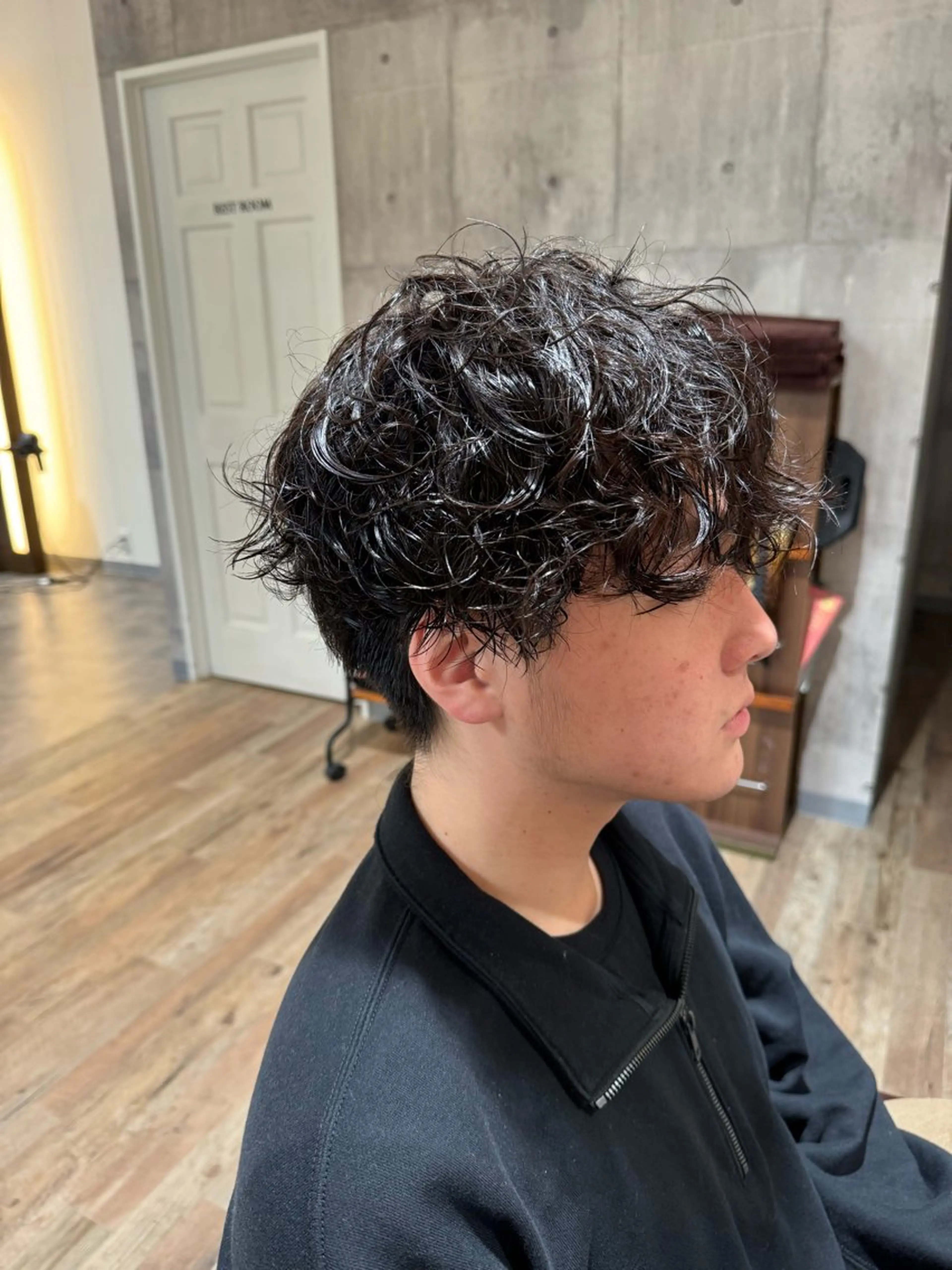 メンズ カット パーマ 🔅透明感カラー切田 はじめ🔆のヘアスタイル