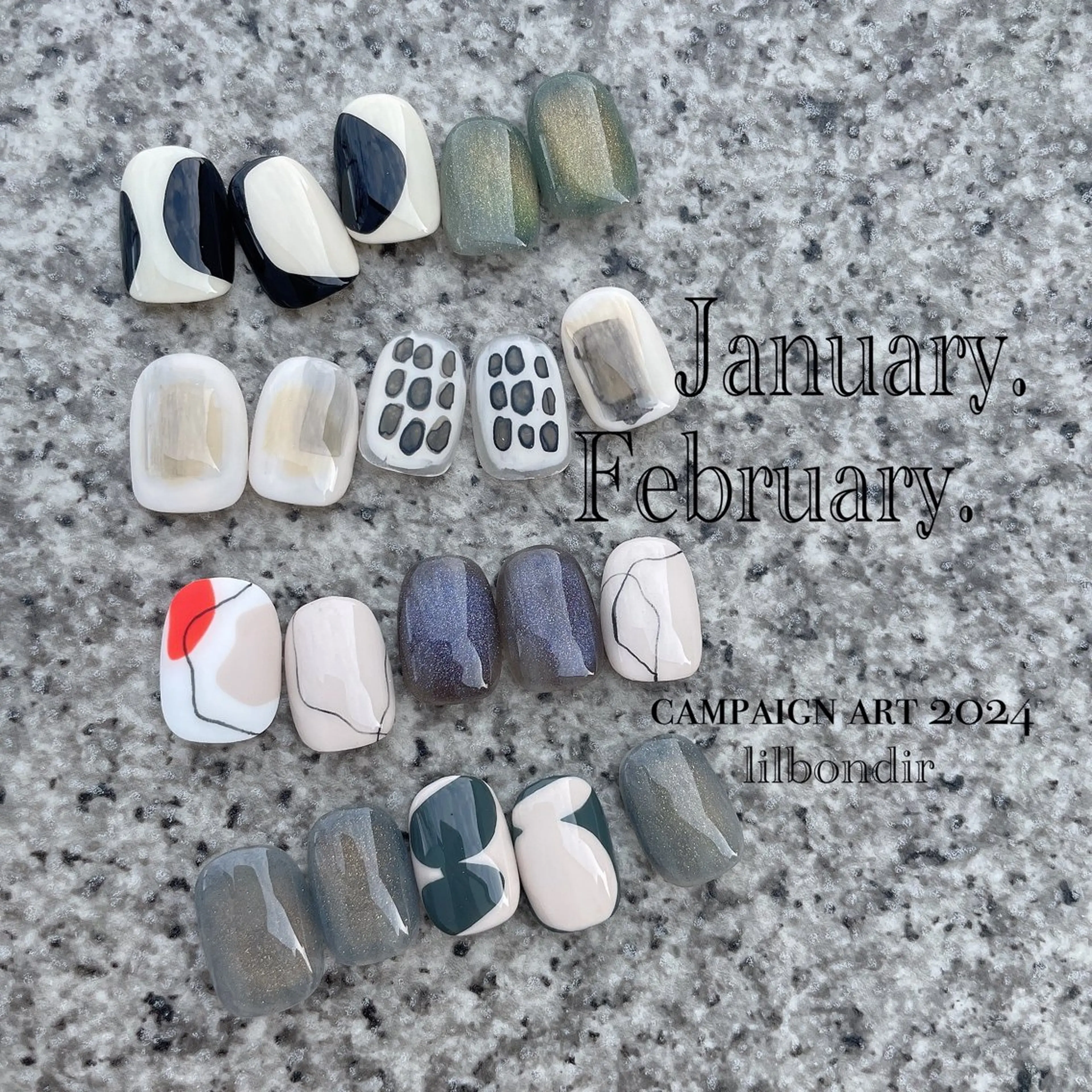 ネイル フットネイル lilbondir. chiharuのネイルデザイン