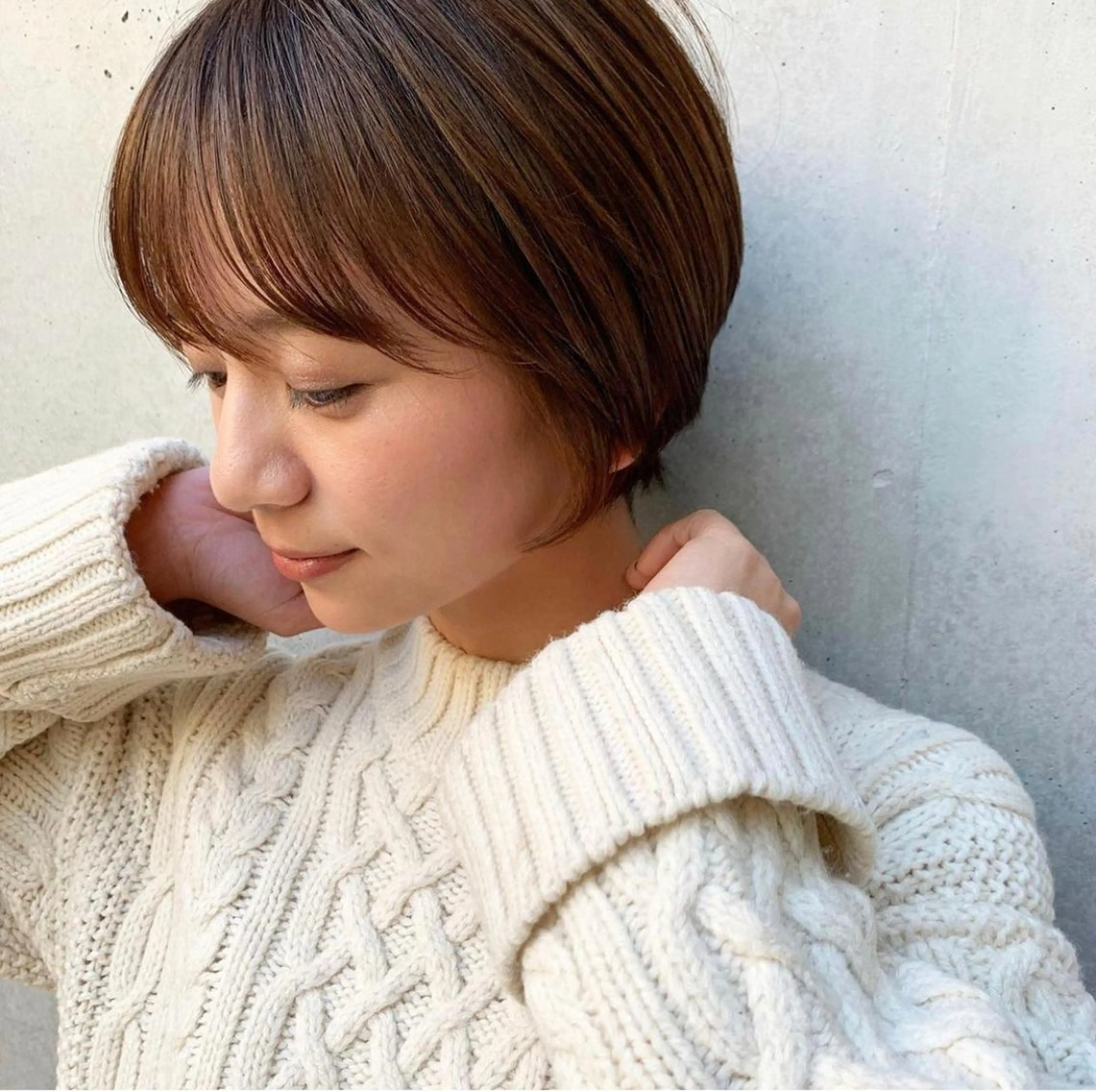 【カット】骨格矯正カット+トリートメント✂︎ショートからロングまで骨格に合わせて頭を小さく✨パサつかせずツヤを出すカットの写真