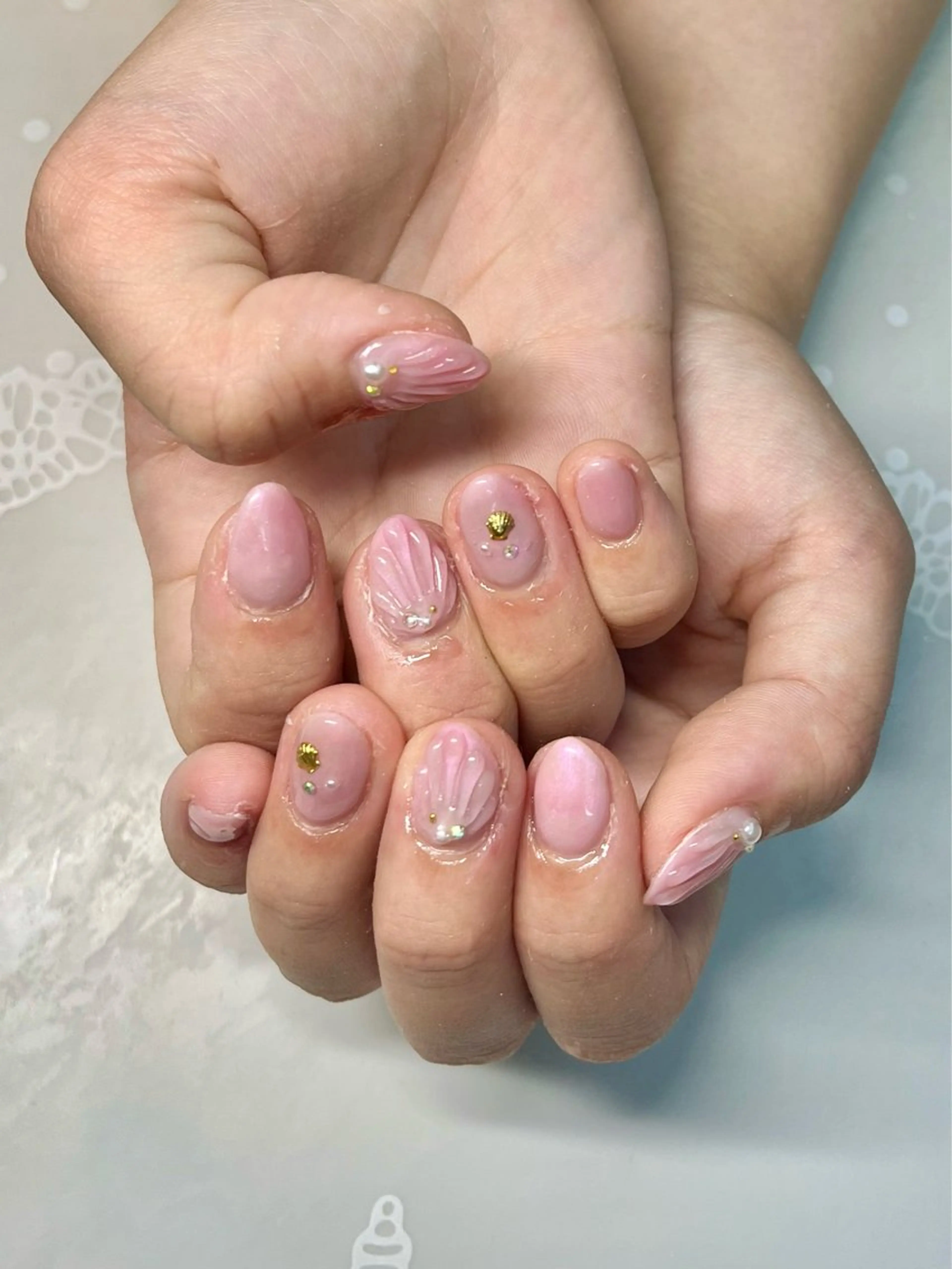 ネイル ハンドネイル 新宿ネイルサロン ジェミディローサ所属・新宿ネイルサロン ジェミディローサのネイルデザイン