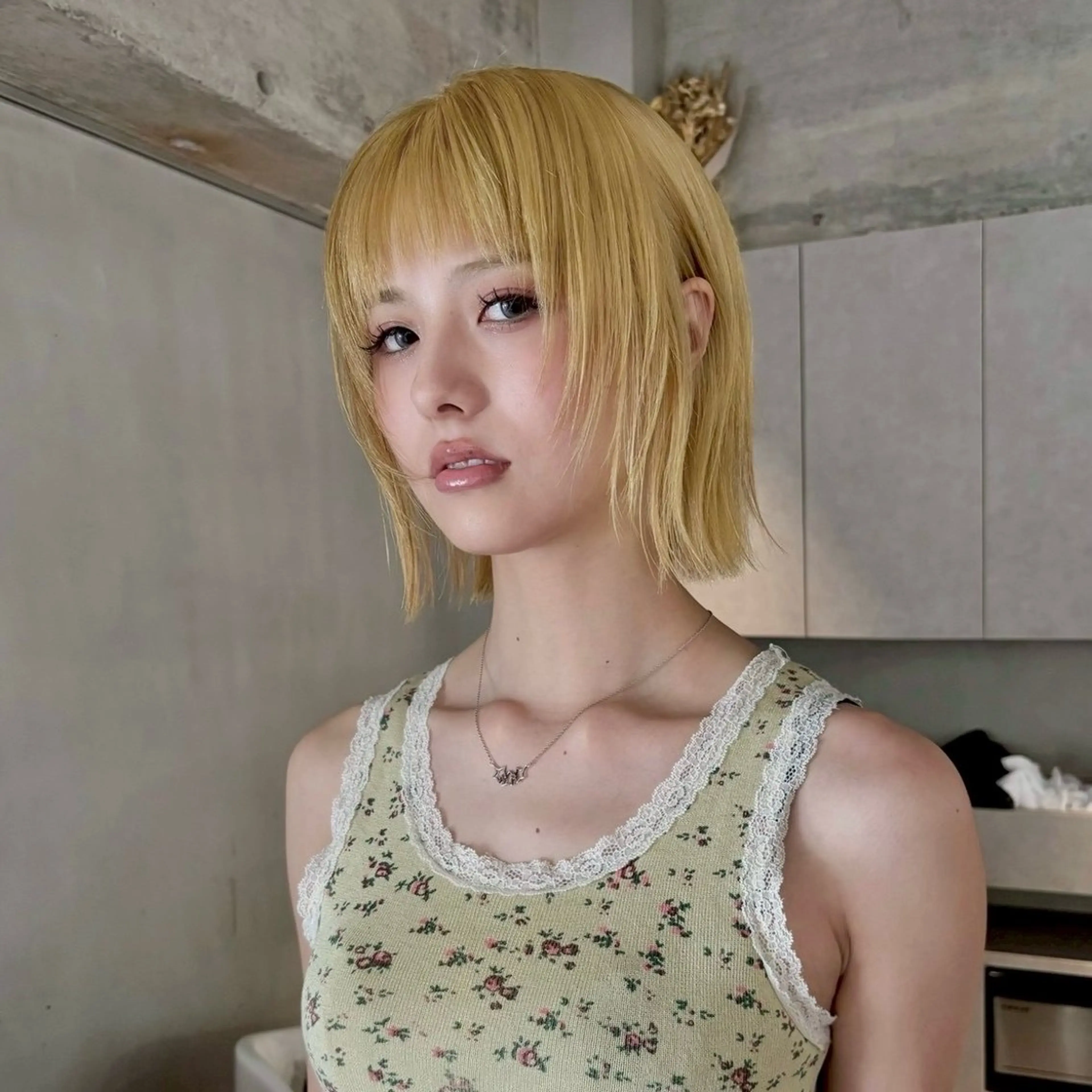 ショート カット ヘアカラー トリートメント 🌀渋谷ボブパーマ 🌀河野瑠太のヘアスタイル