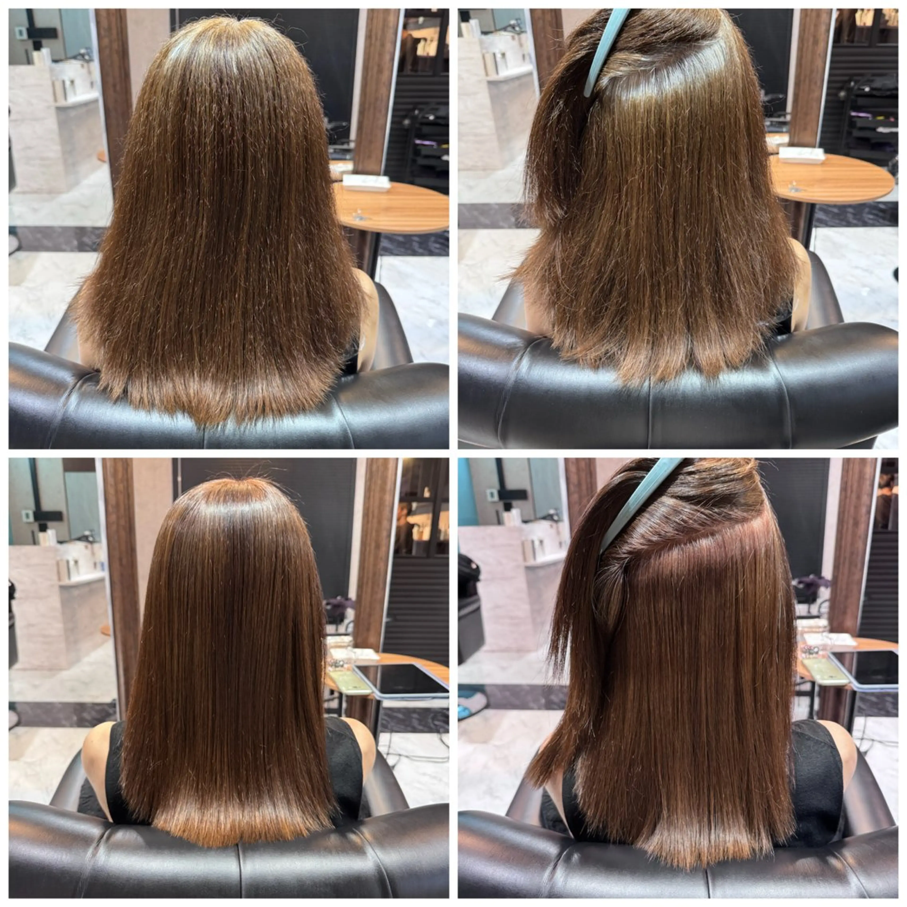 ミディアム 縮毛矯正 LuanaTOKYO 都築佑汰のヘアスタイル