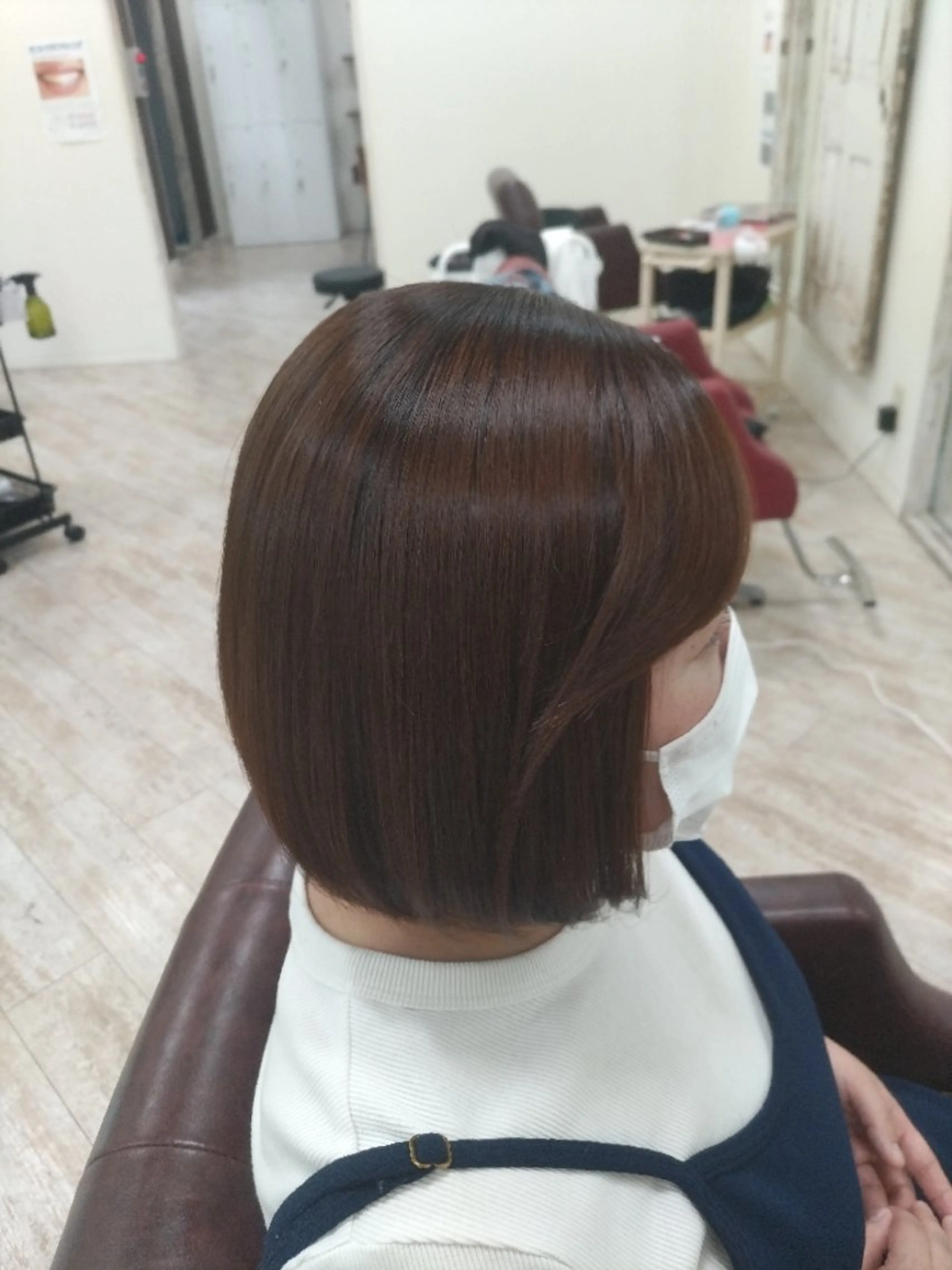 カット+リタッチカラー（根本染め）の写真