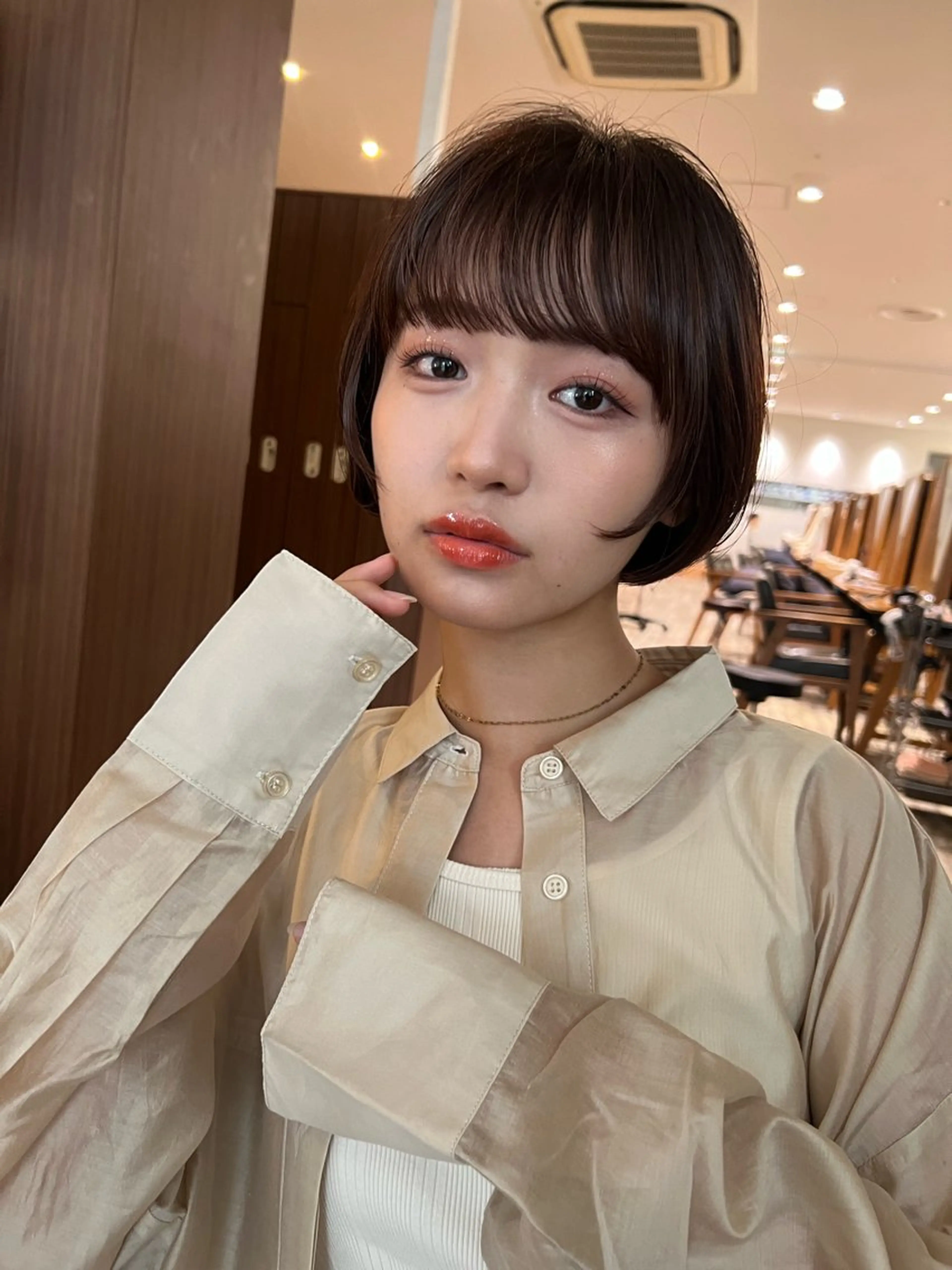 ショート 羽田 ひろむのヘアスタイル