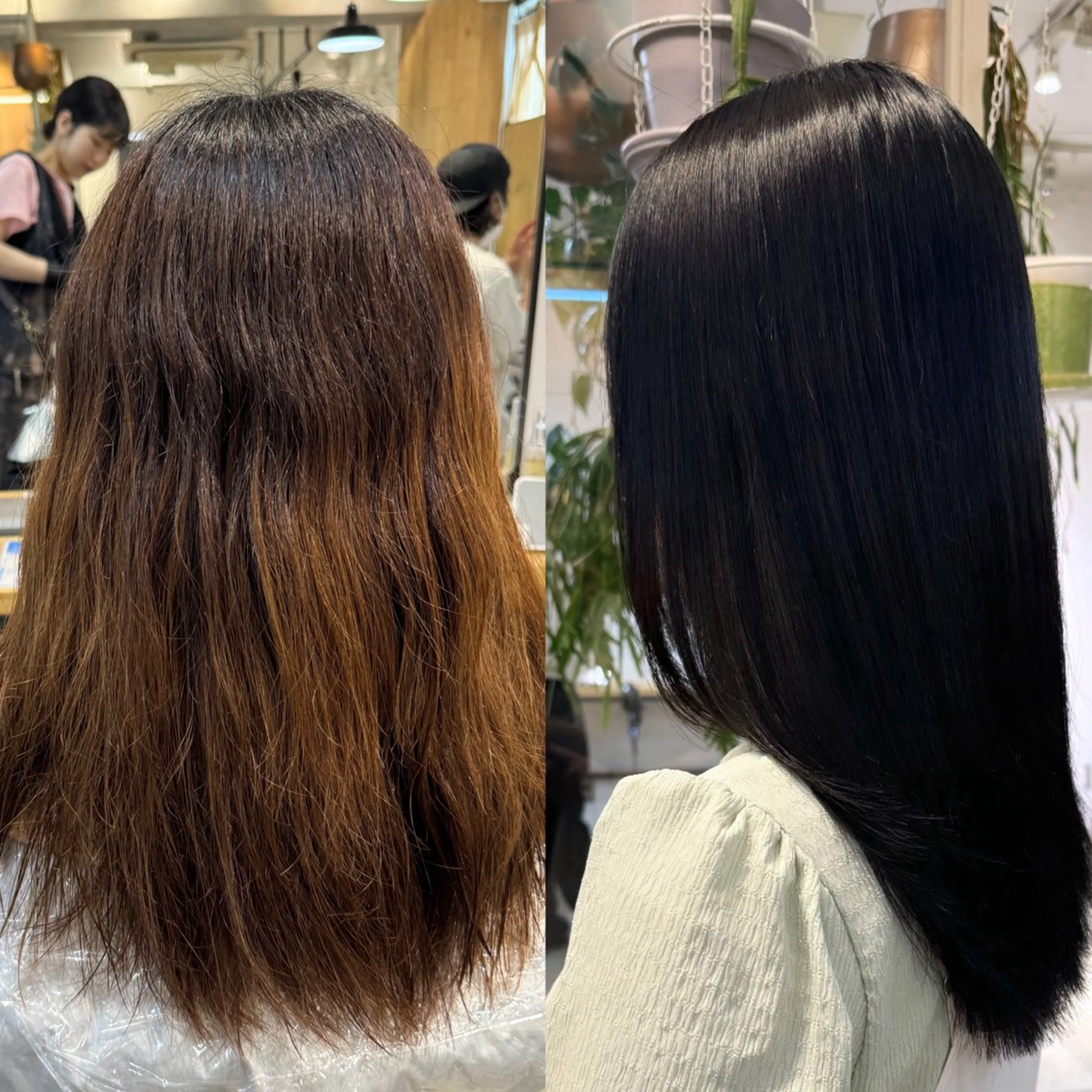 ロング カラー ブリーチ カット ヘアカラー 縮毛矯正 艶カラー 🤍🫧/makoのヘアスタイル