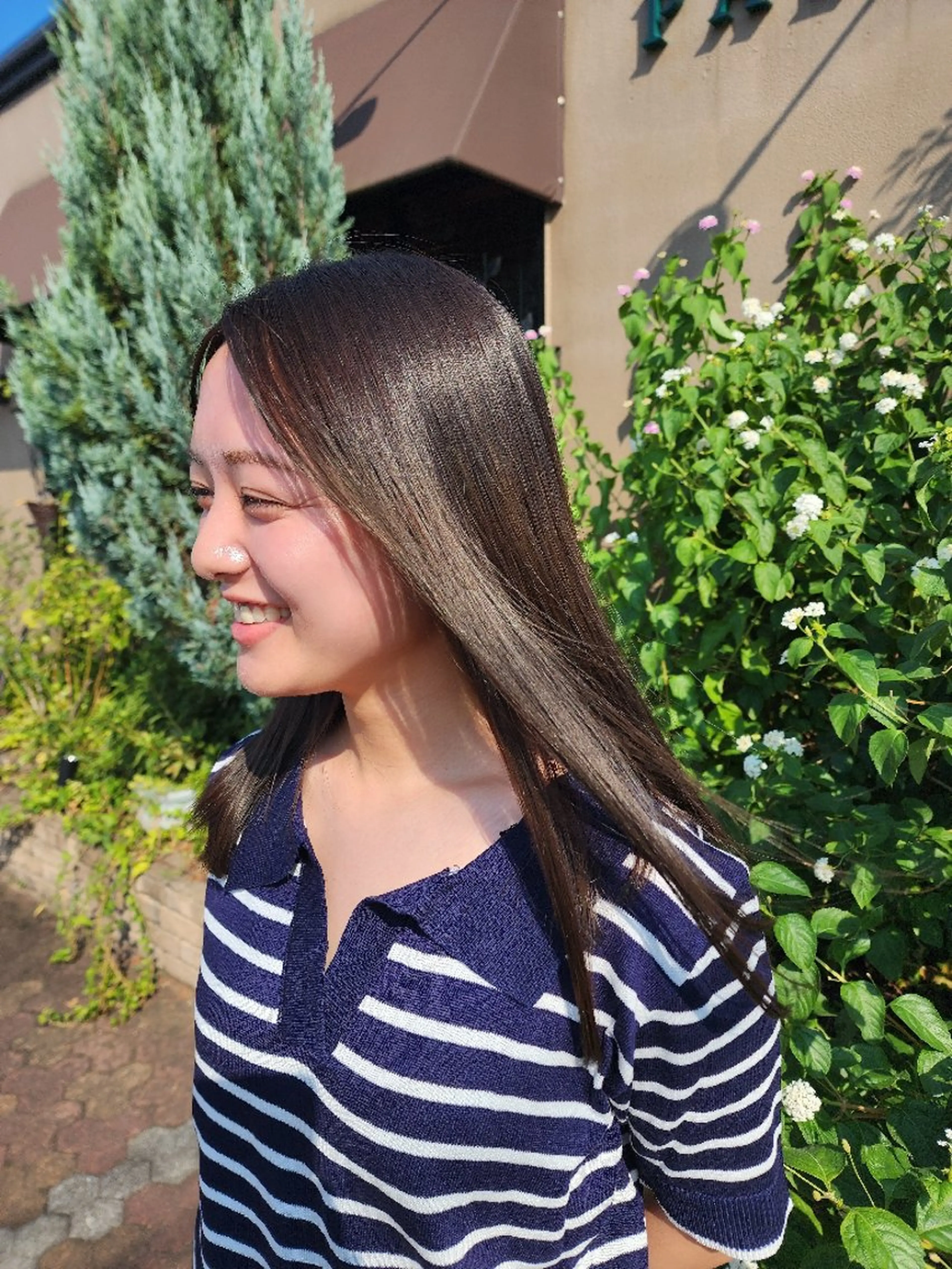 ロング パーマ ストレートパーマ JOWIN hair design room所属・柏 康孝のヘアスタイル