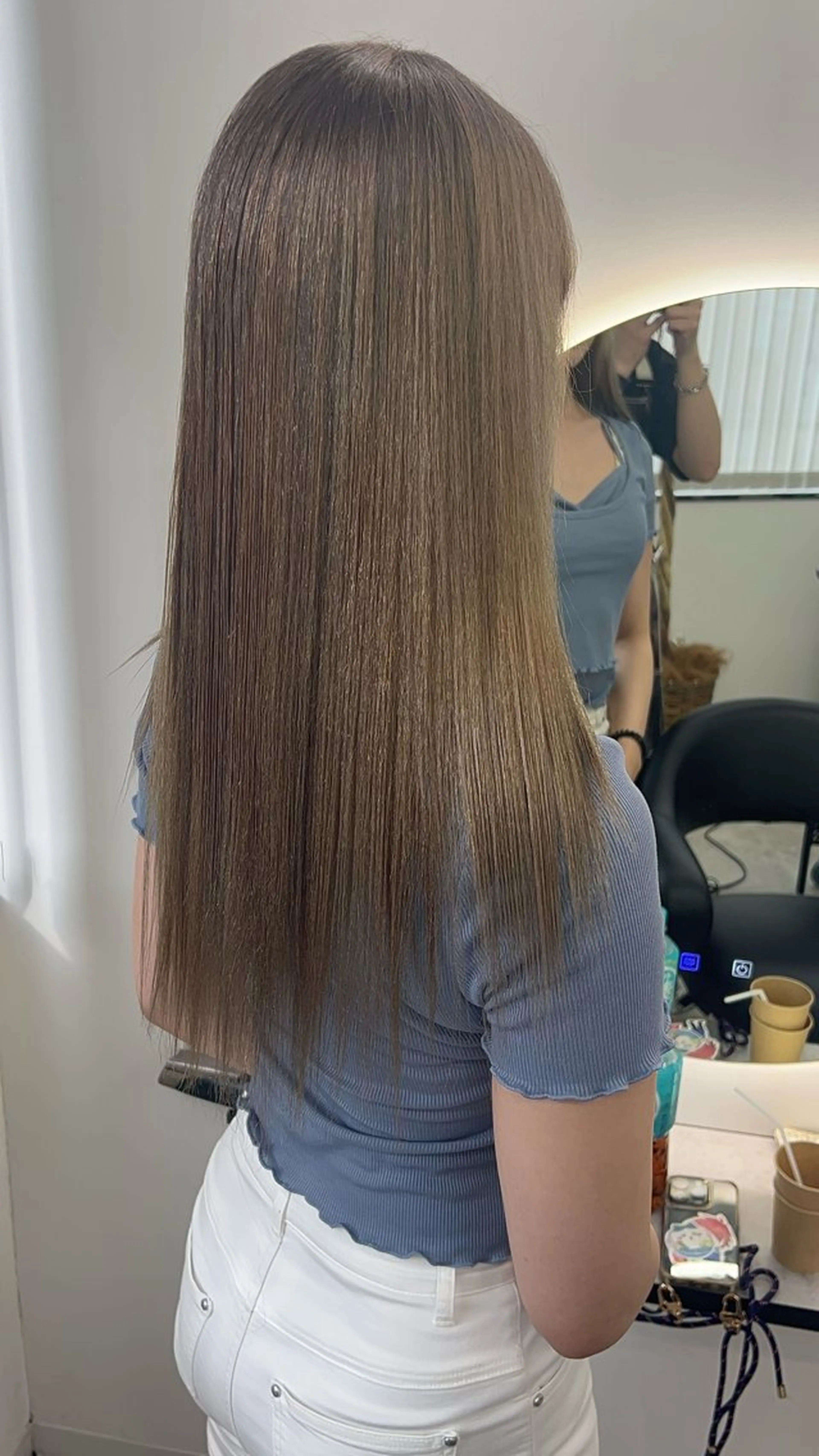 ロング カラー ヘアカラー ✨パーマ×ハイトーン Futo✨のヘアスタイル