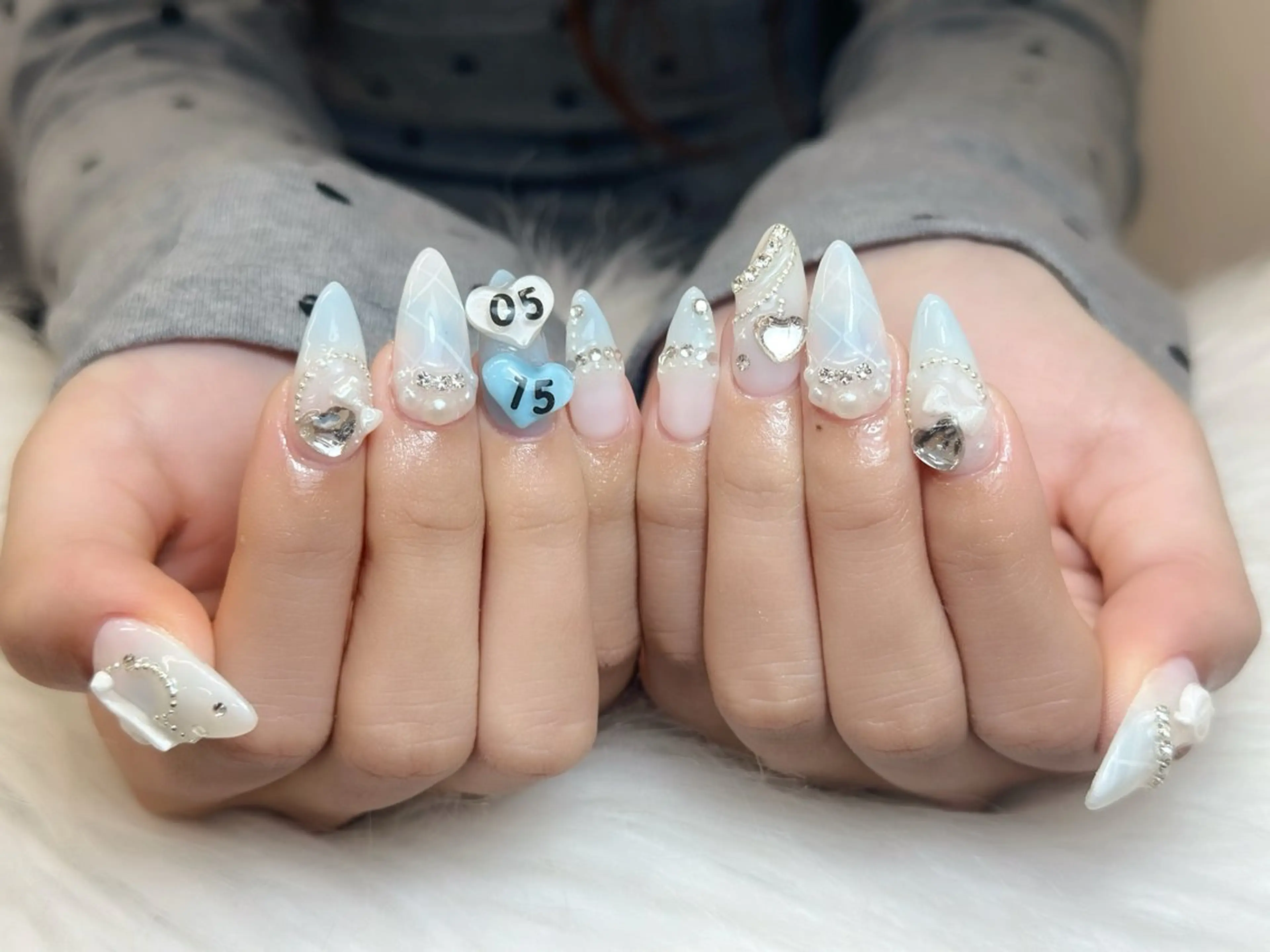 ネイル アートネイル ジェルネイル マグネットネイル ハンドネイル JennNail_ マオのネイルデザイン